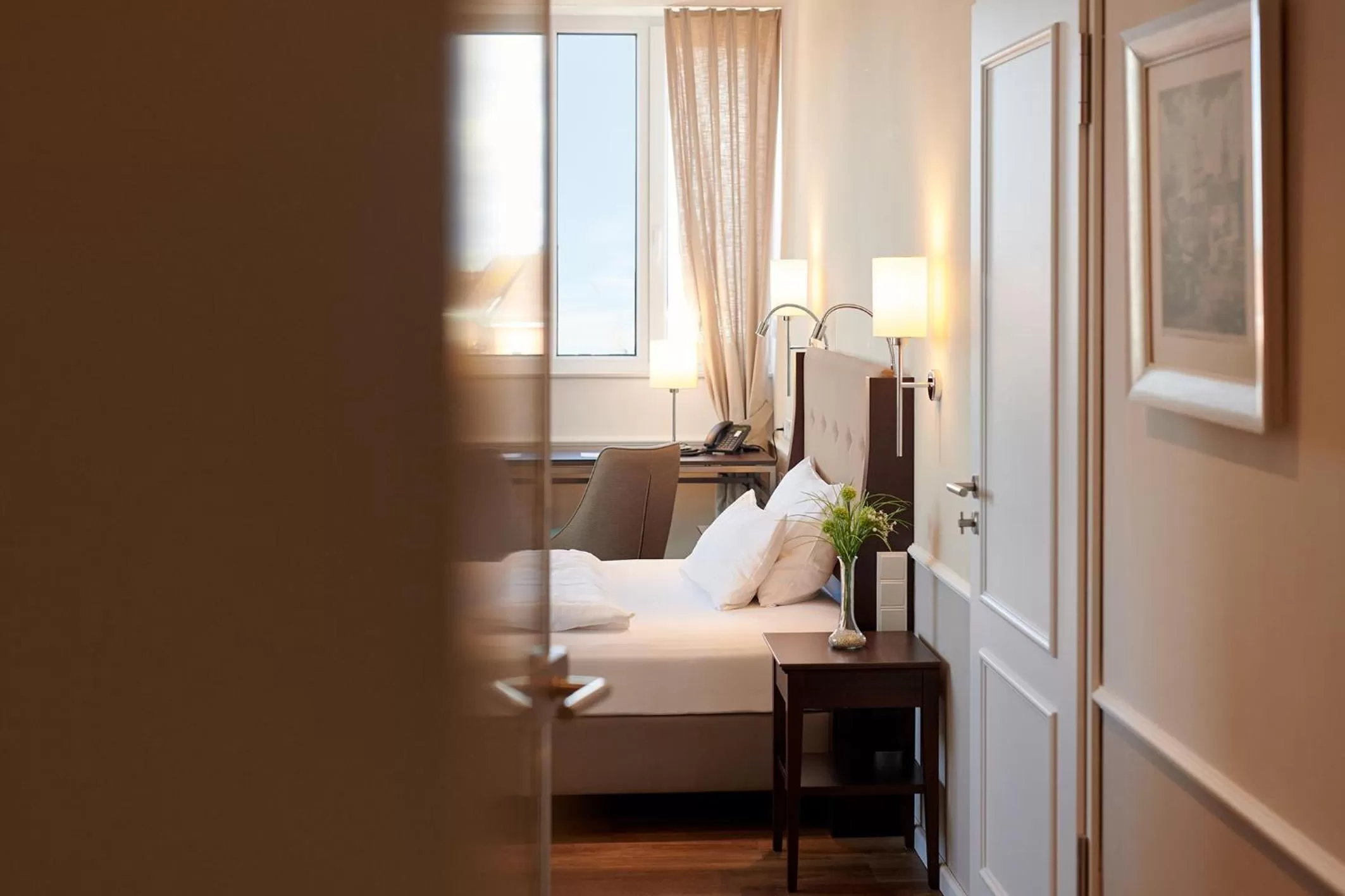 Bed in Hotel am Delft