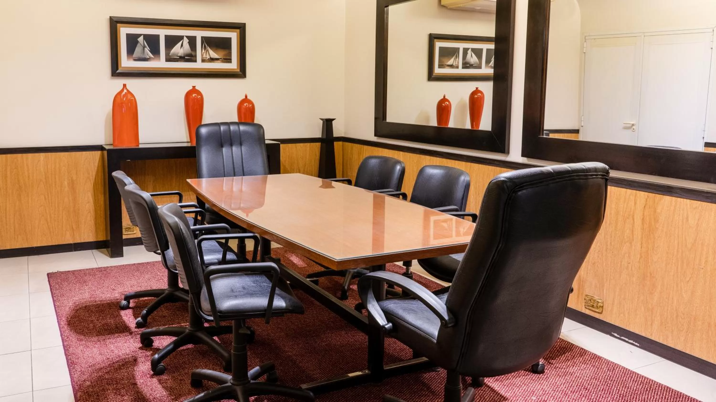 Seating area, Business Area/Conference Room in Hotel Metropol