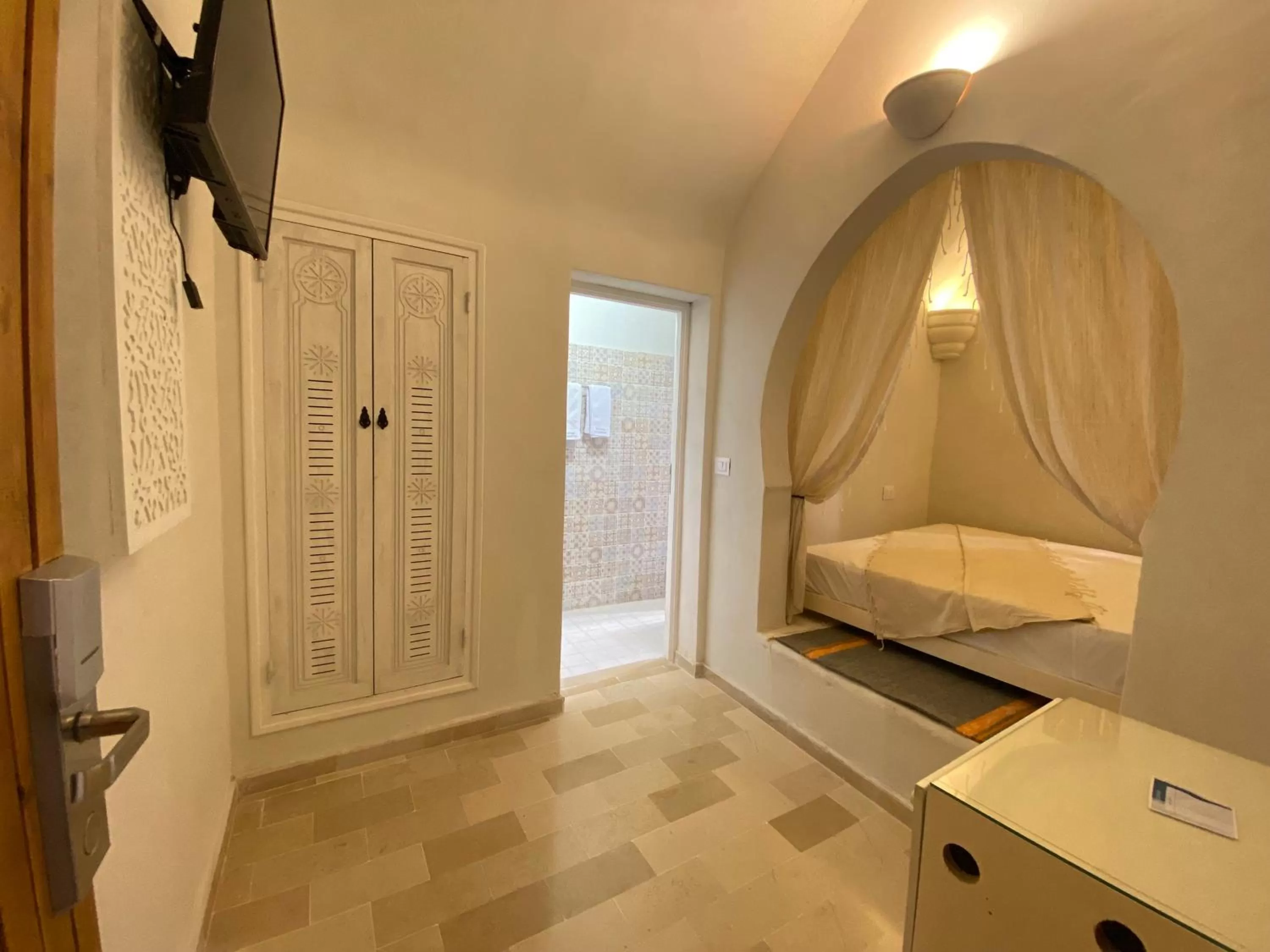 Bedroom in Hôtel Djerba Authentique - Au centre de Midoun