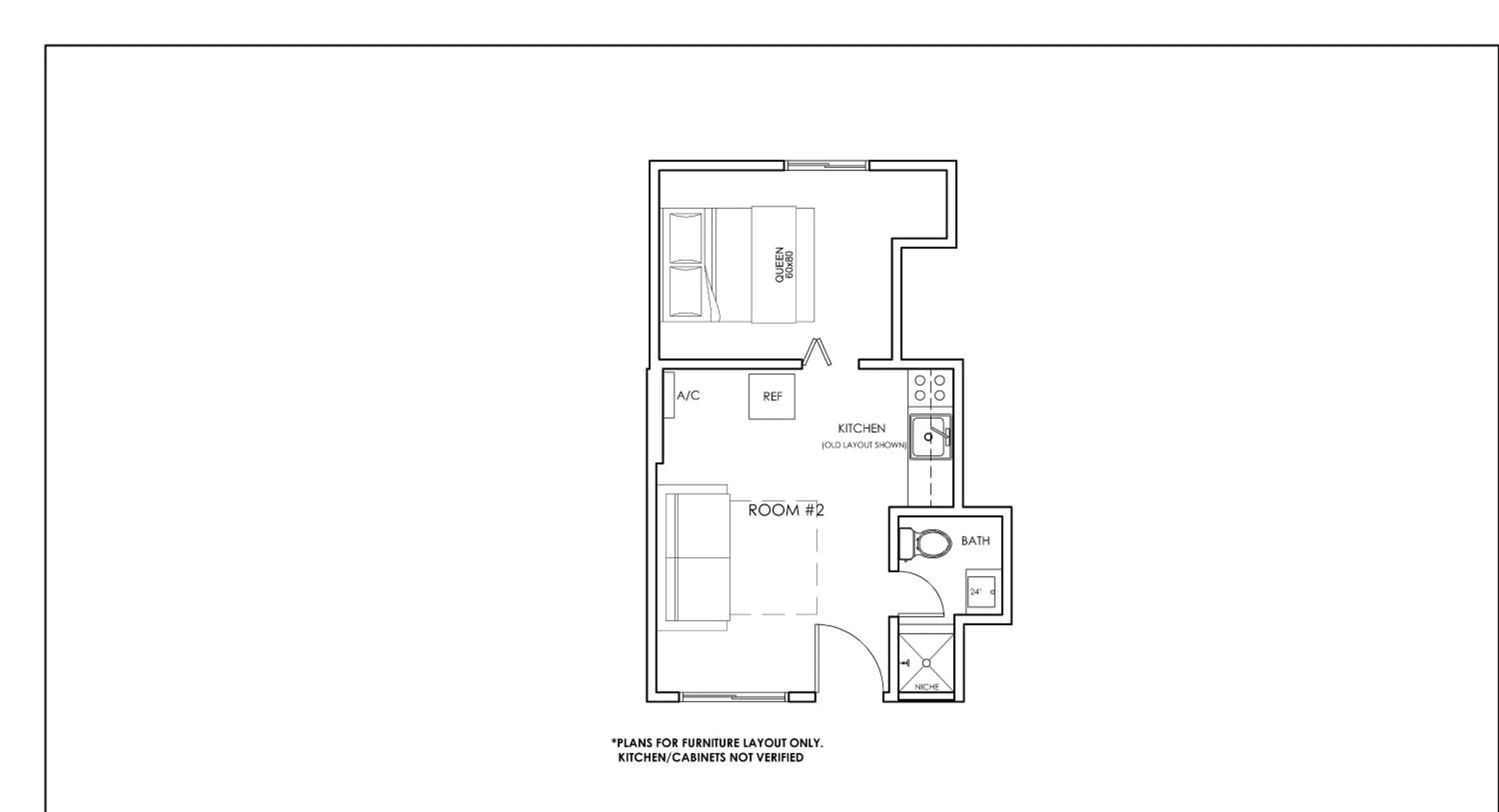 Floor plan in The Marbella