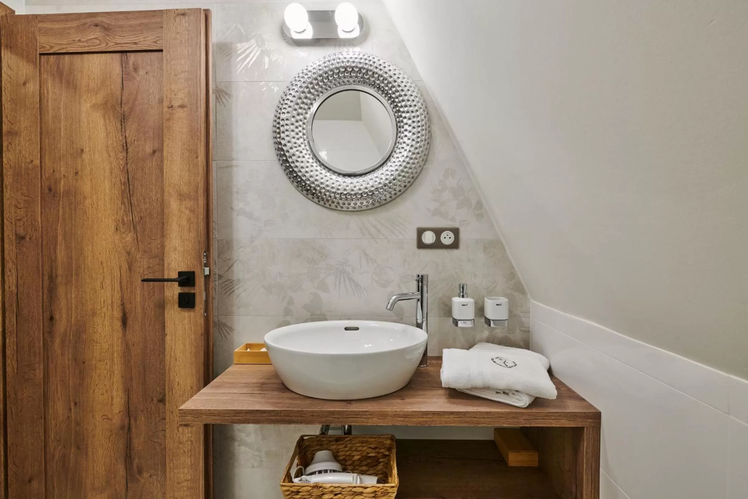 Bathroom in Hotel Alfréd a Hermína