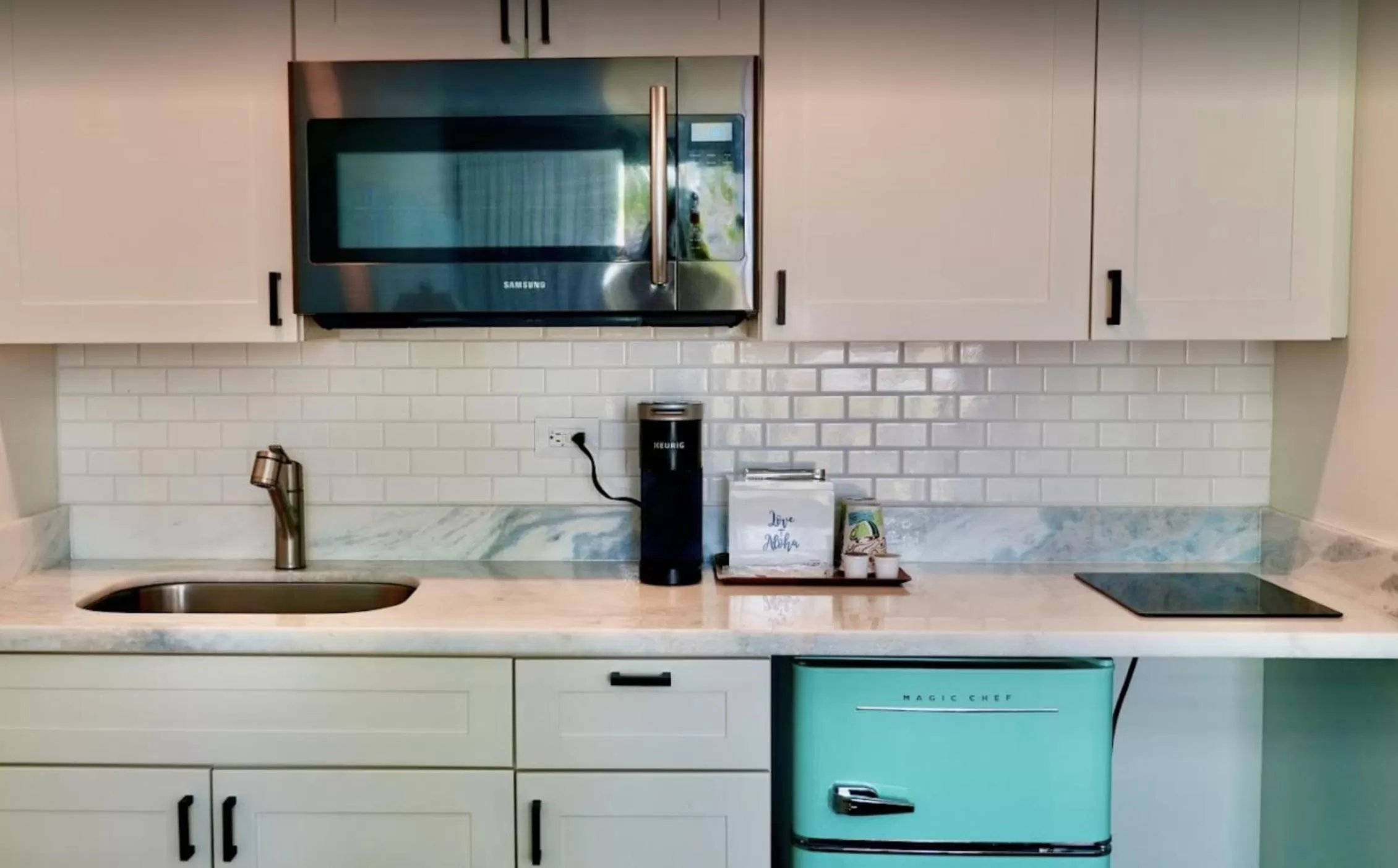 Kitchen or kitchenette in Hotel La Croix