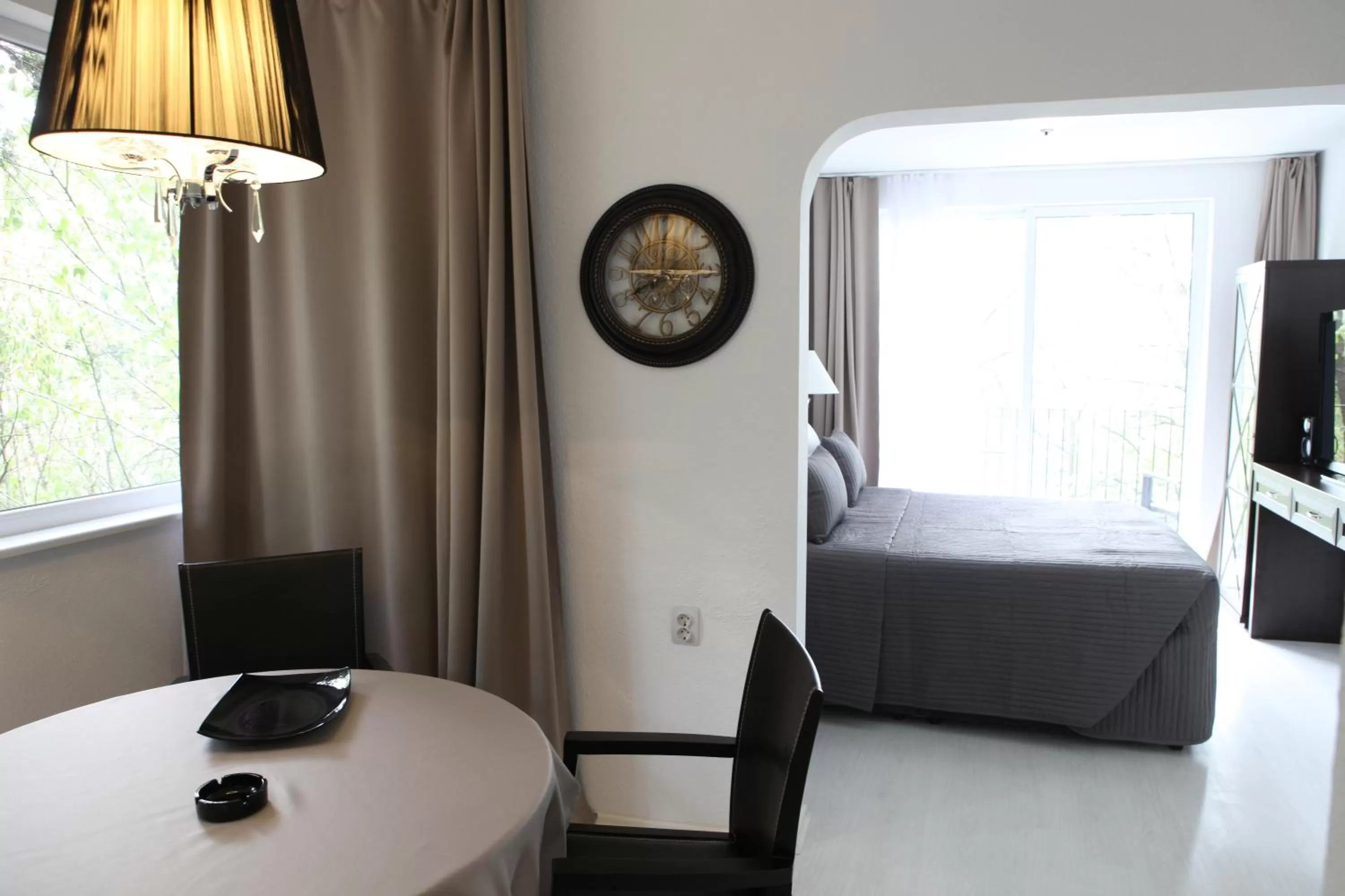 Decorative detail, TV/Entertainment Center in Hotel Hijata