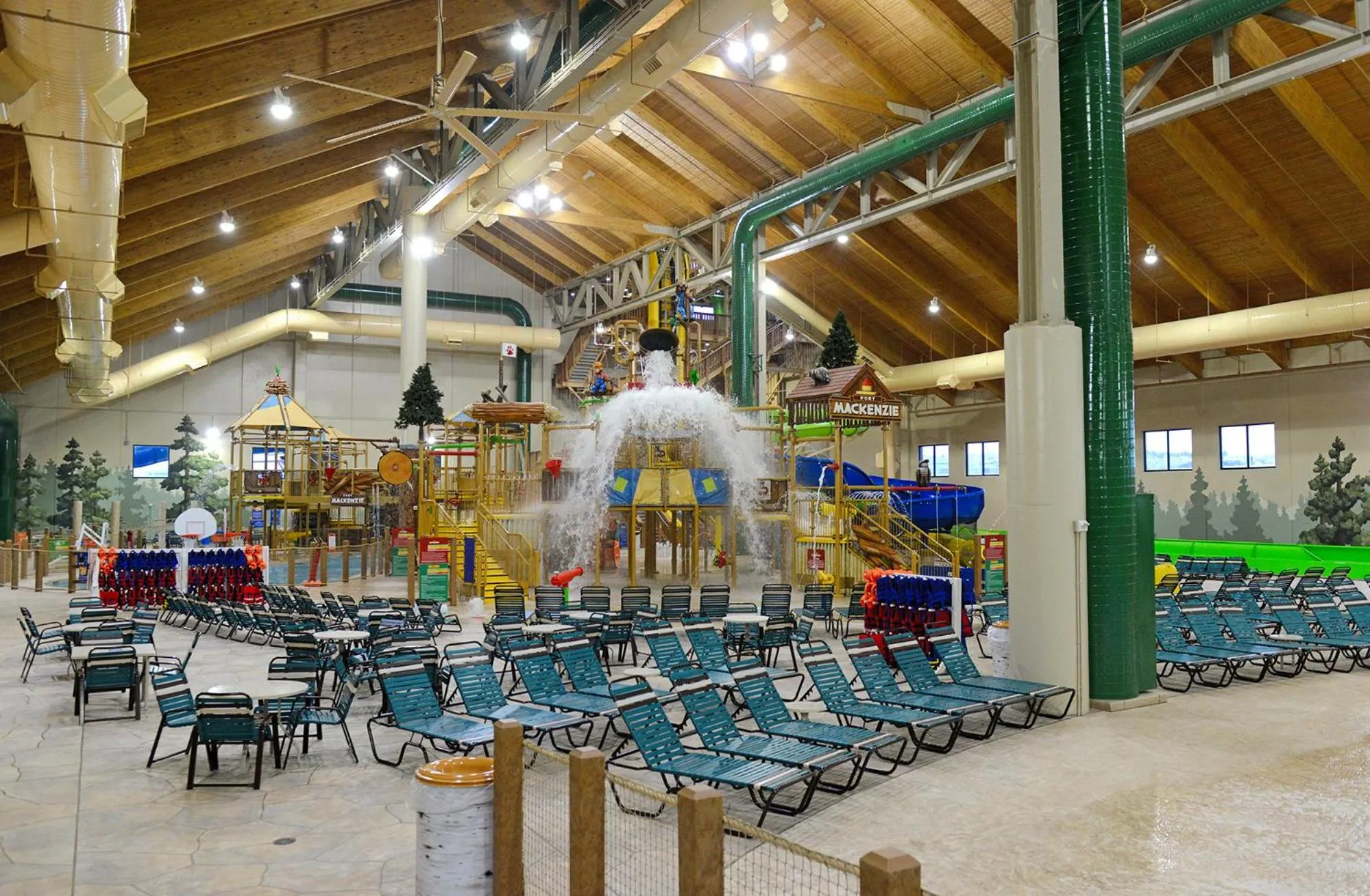 Aqua park in Great Wolf Lodge Colorado Springs