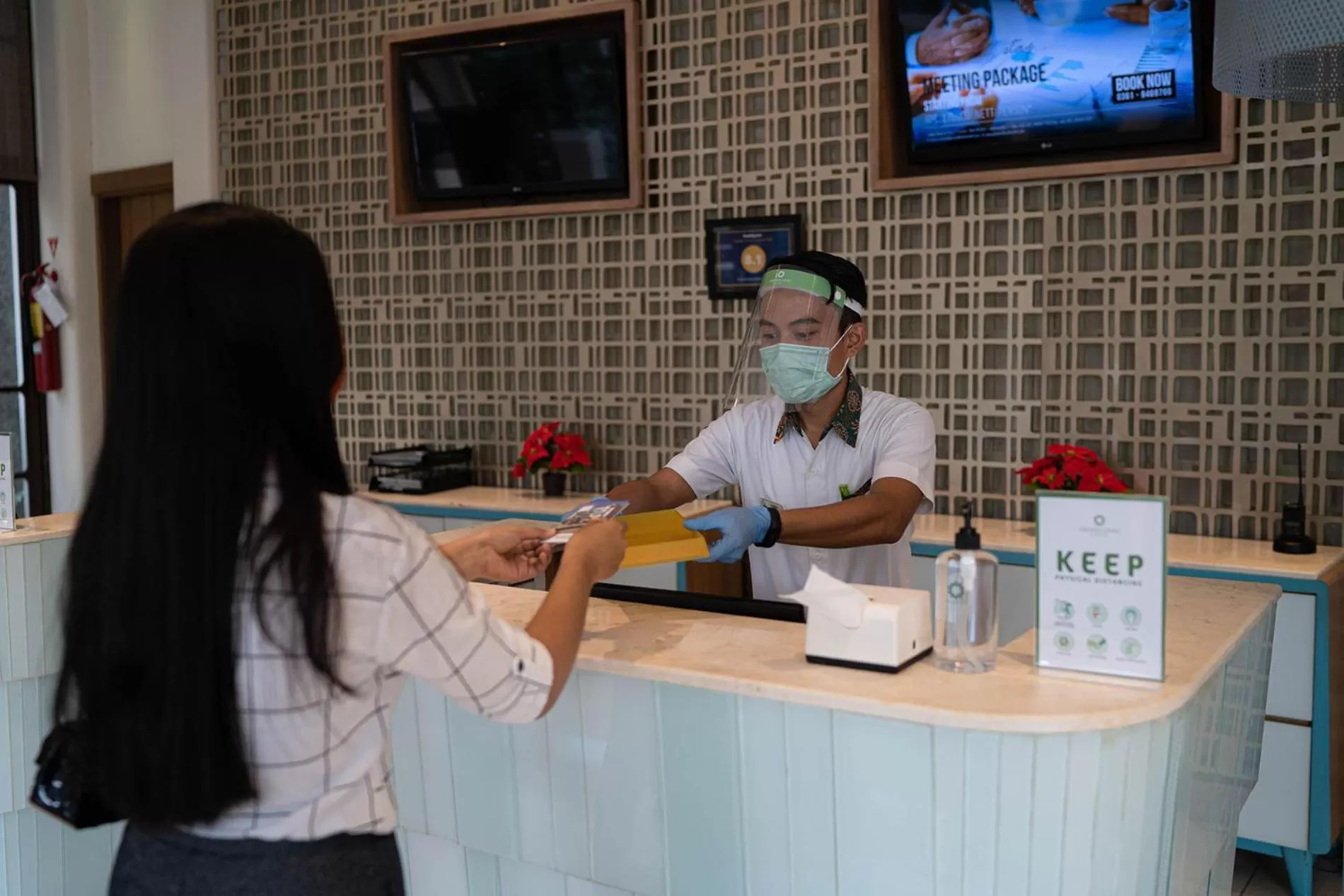 Staff in Grand Livio Kuta Hotel