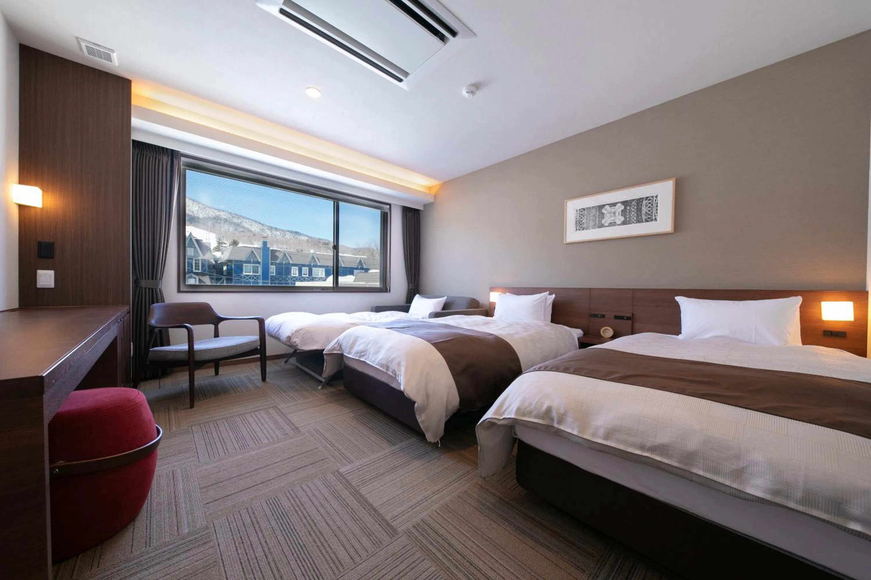 Bedroom, Bed in Hotel Munin Furano