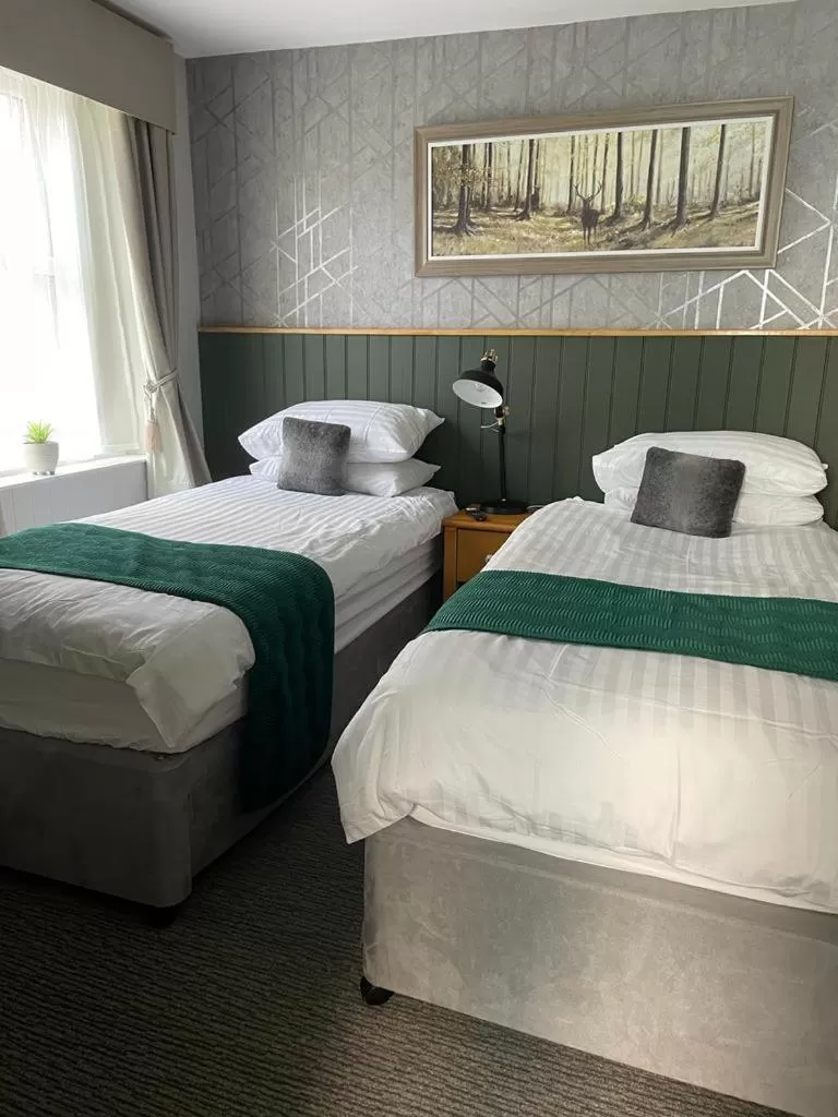 Bed in Black Bull Hotel