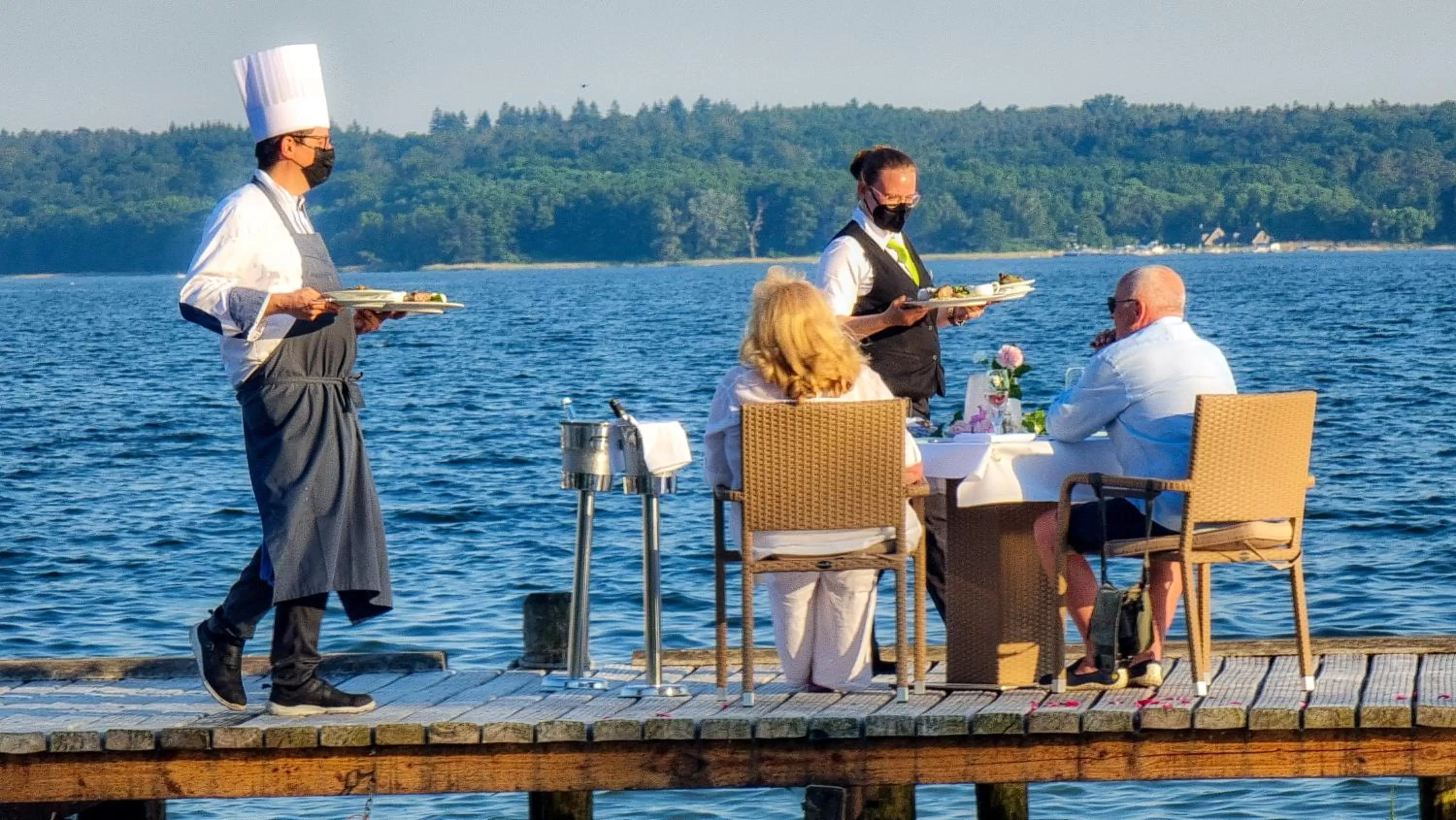 Restaurant/places to eat in Falk Seehotel Plau am See