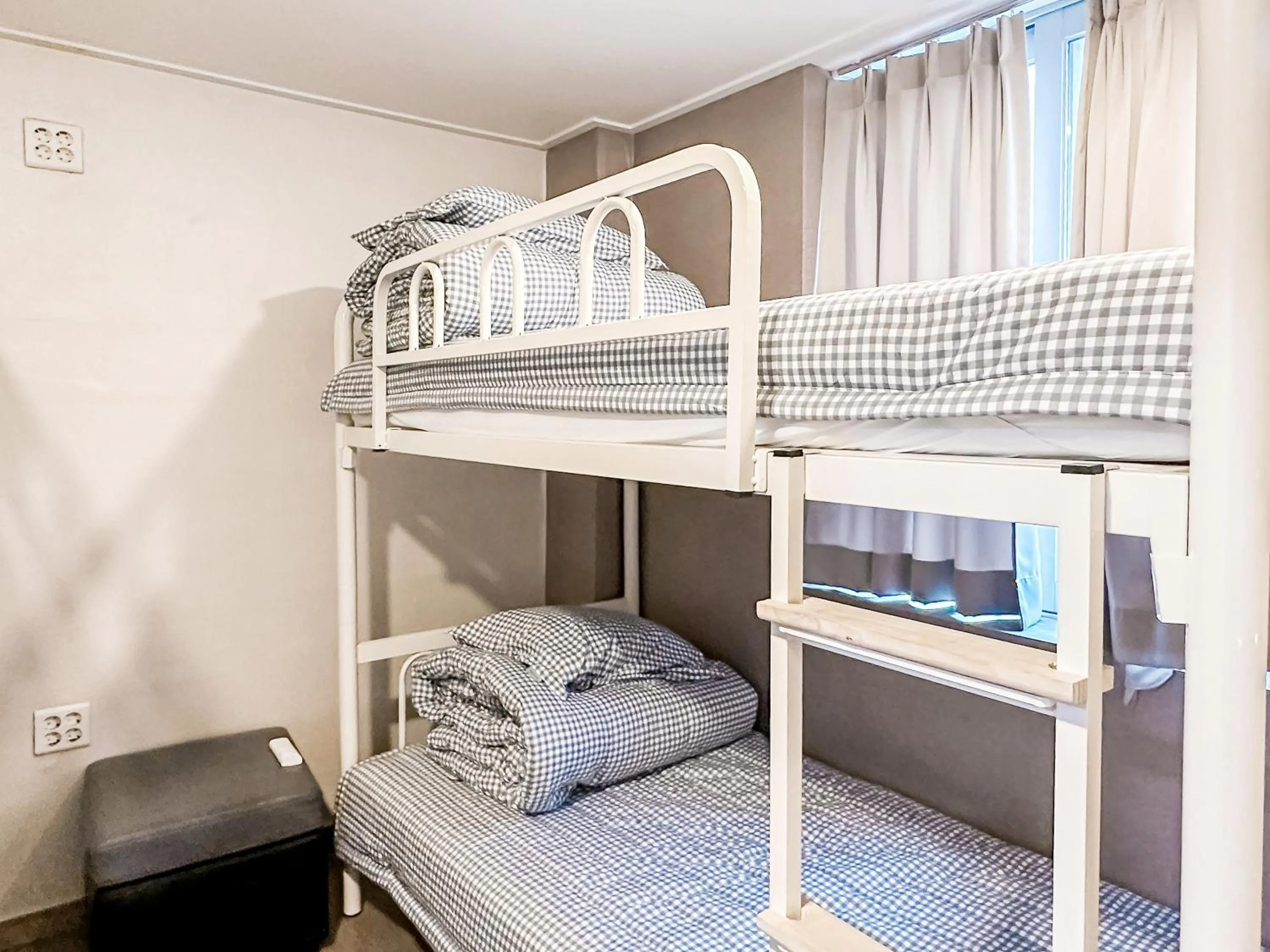 Bed in Dongseongro ZERO guesthouse