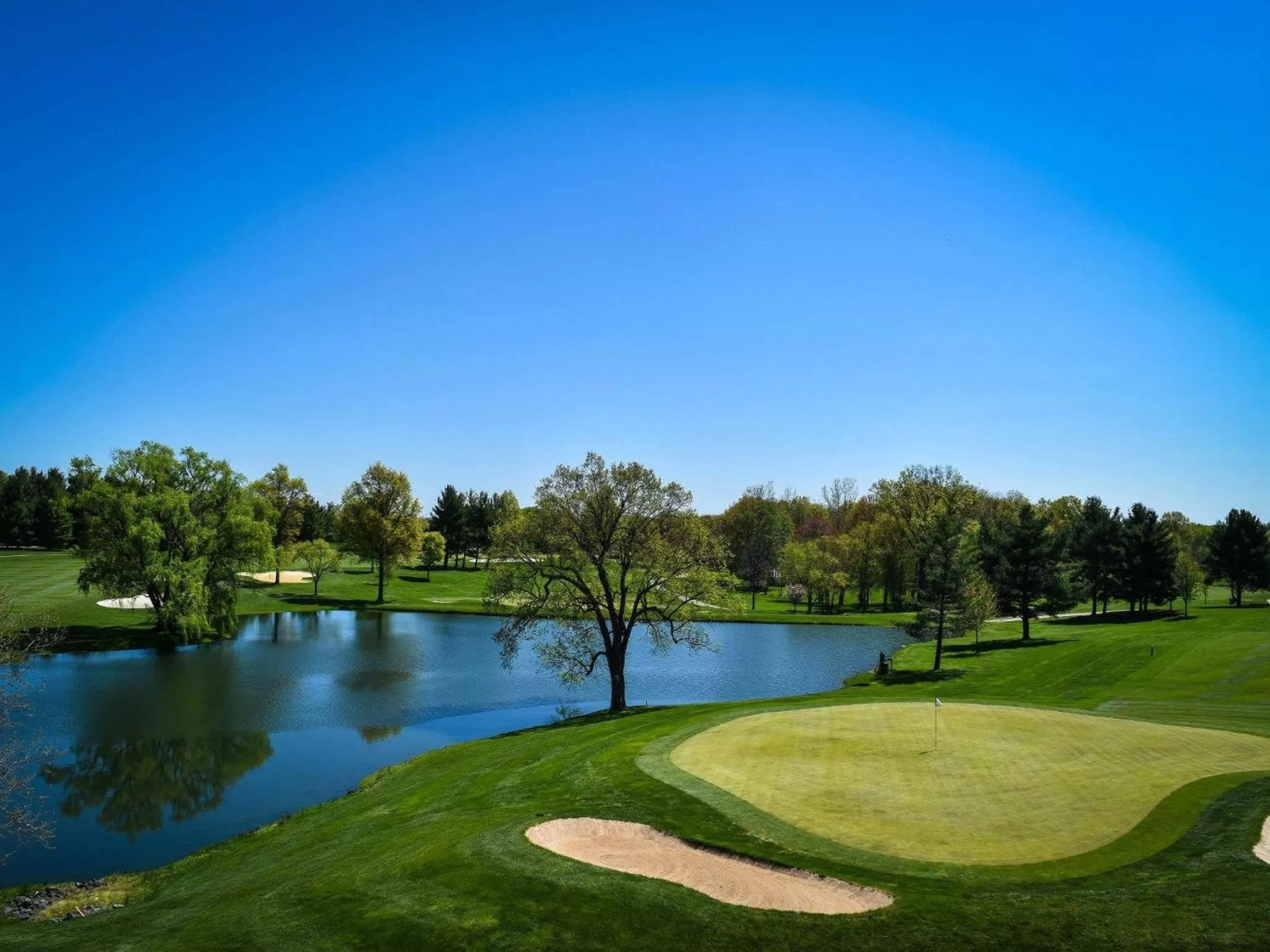 Golfcourse in Inn at Evergreen