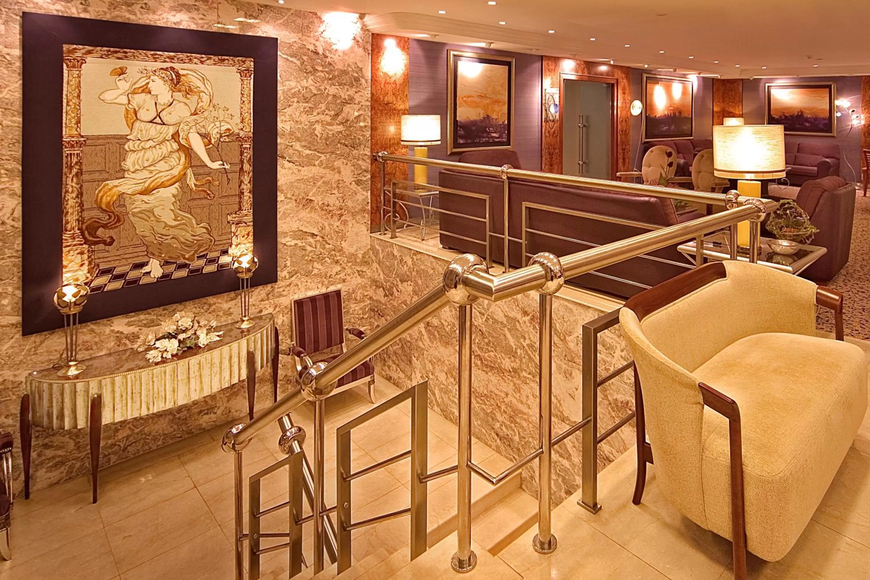 Seating area in Hotel Travel Park Lisboa