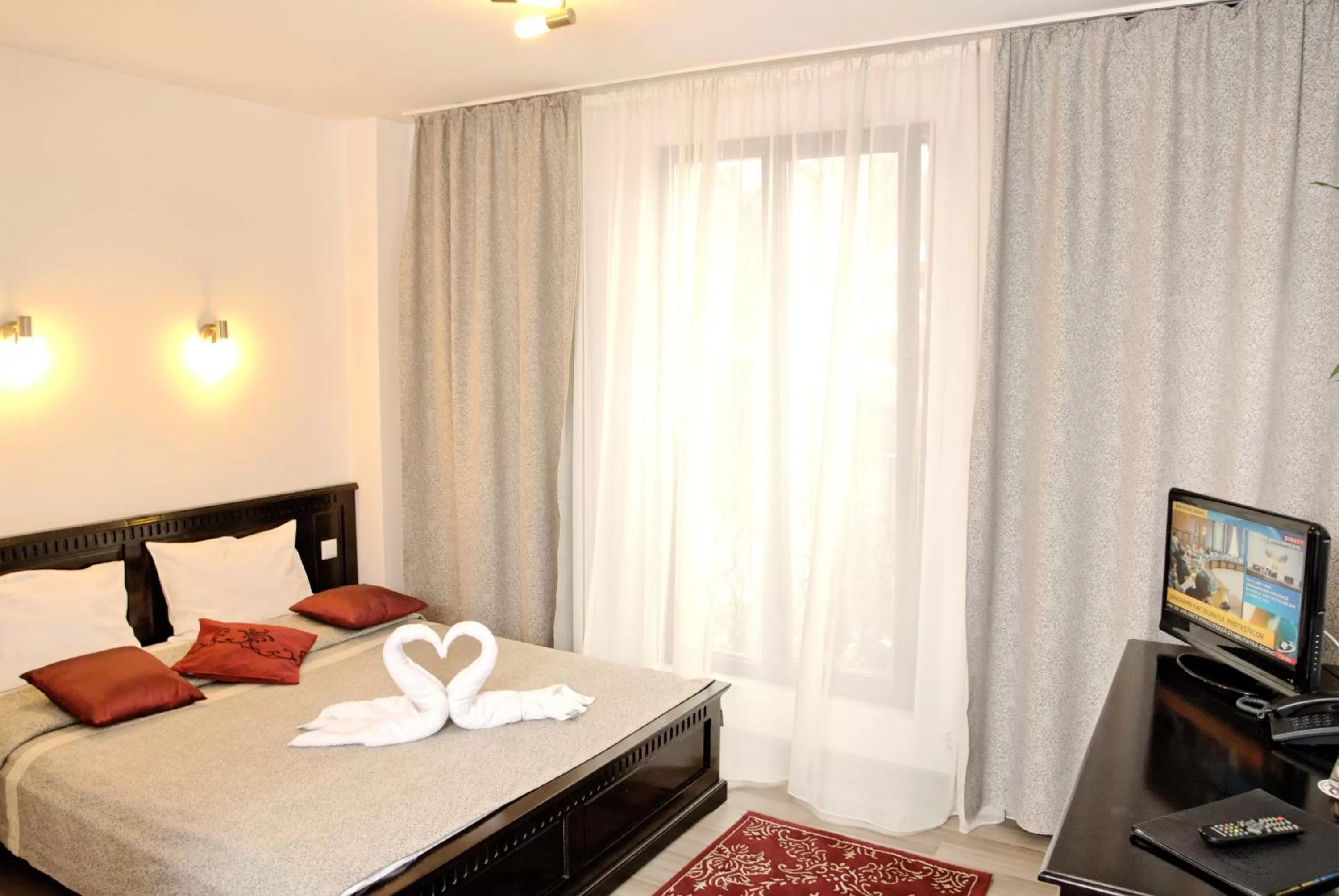 Decorative detail, Bed in Hotel Belleville