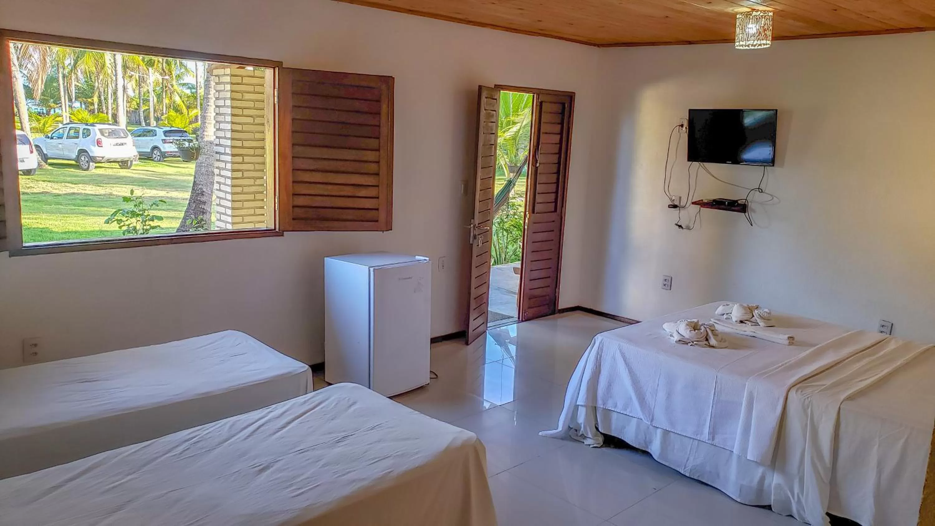 Bed in Pousada e Restaurante Encanto das Águas