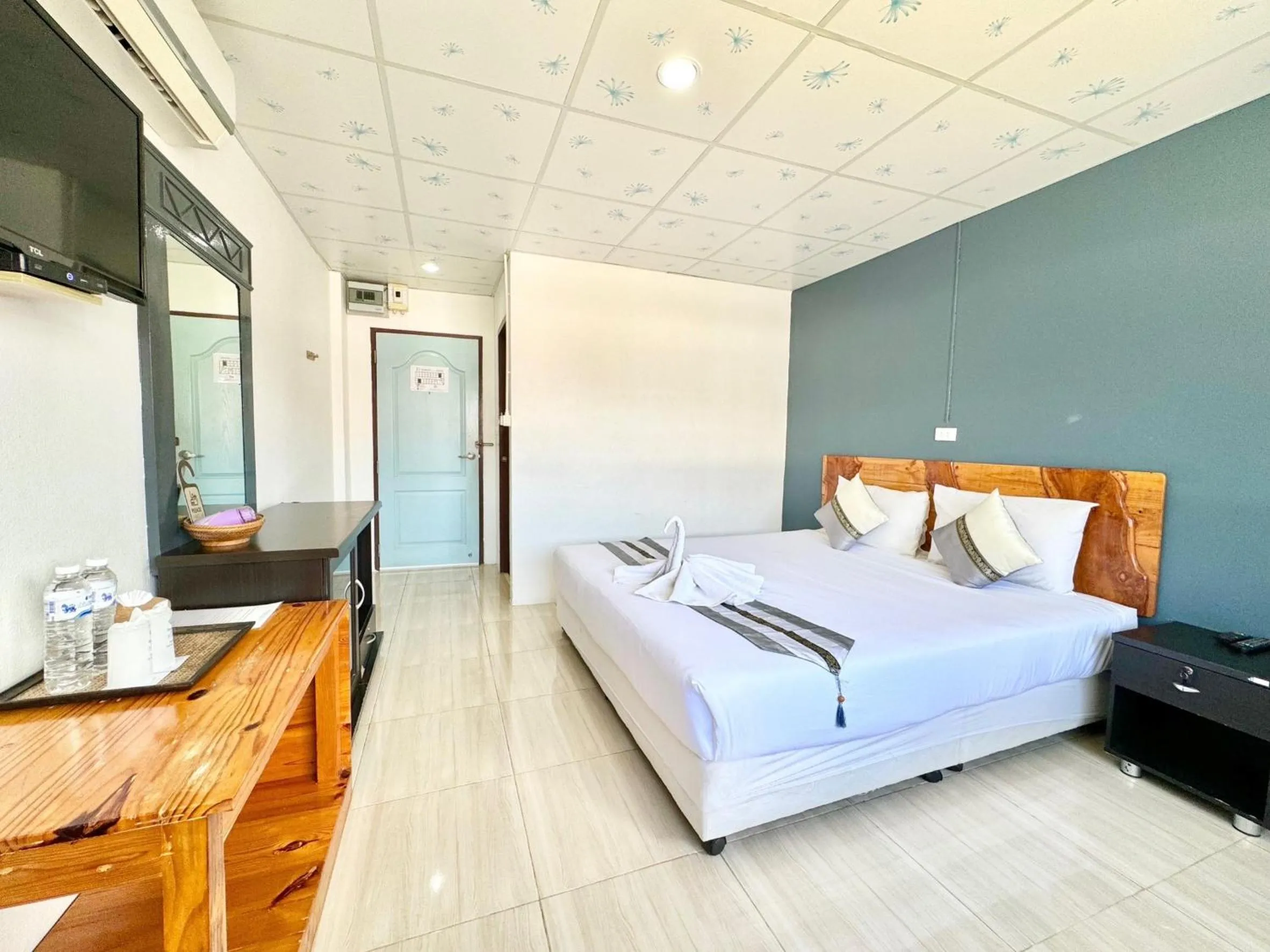 Bed in Diamond de pai