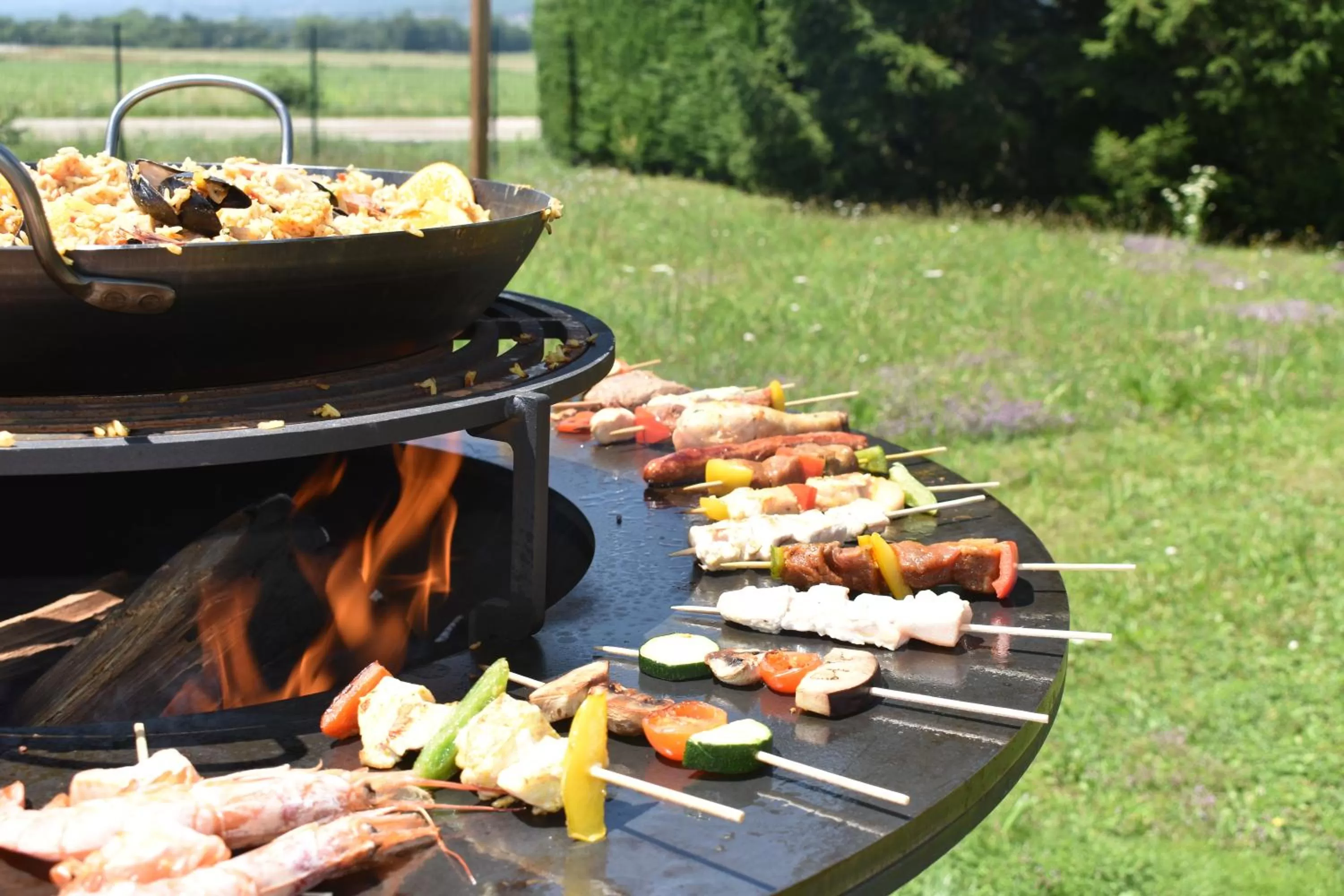 BBQ facilities in Adagio Original Thoiry Genève