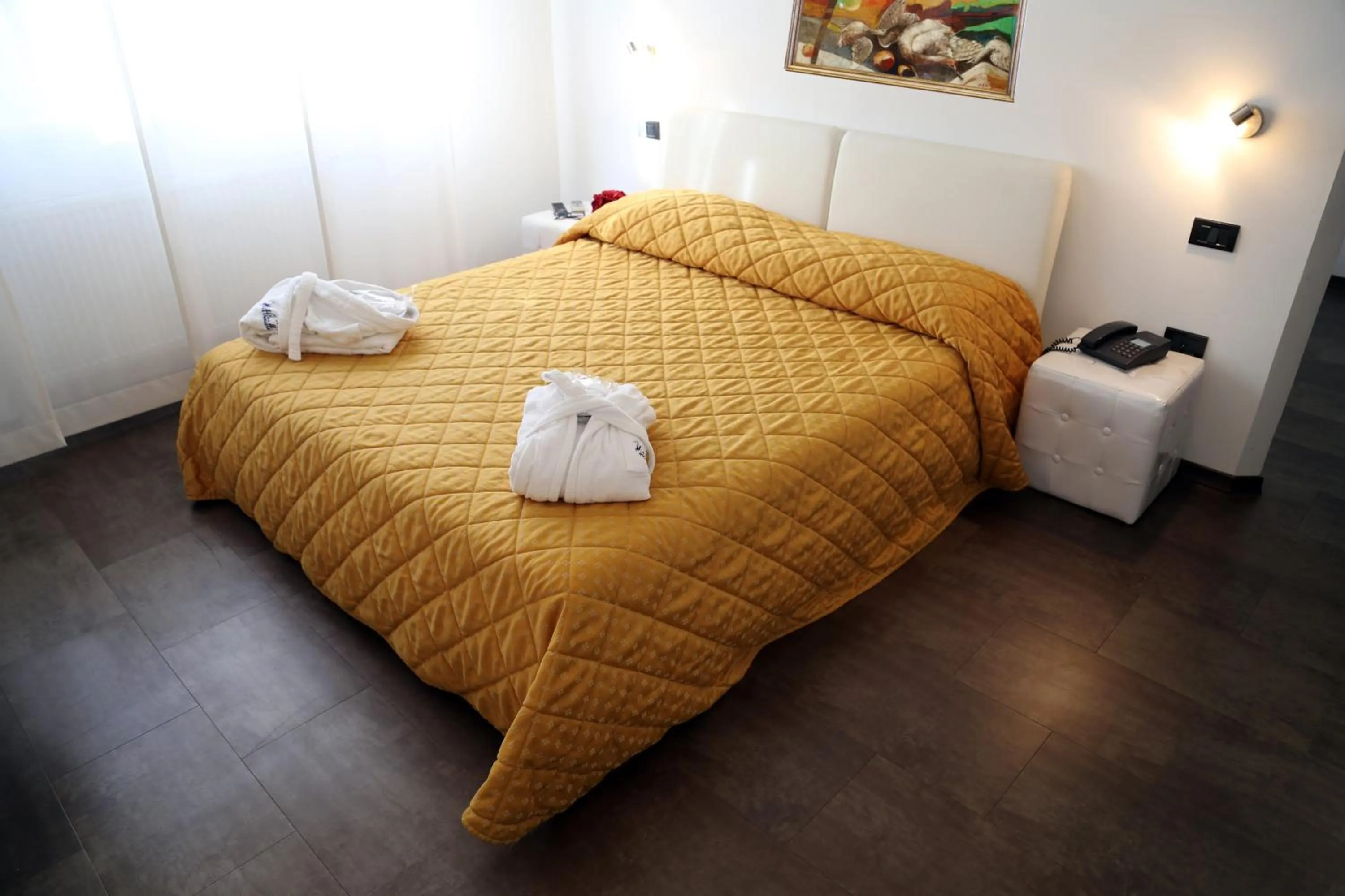 Bed in Hotel Cristallo