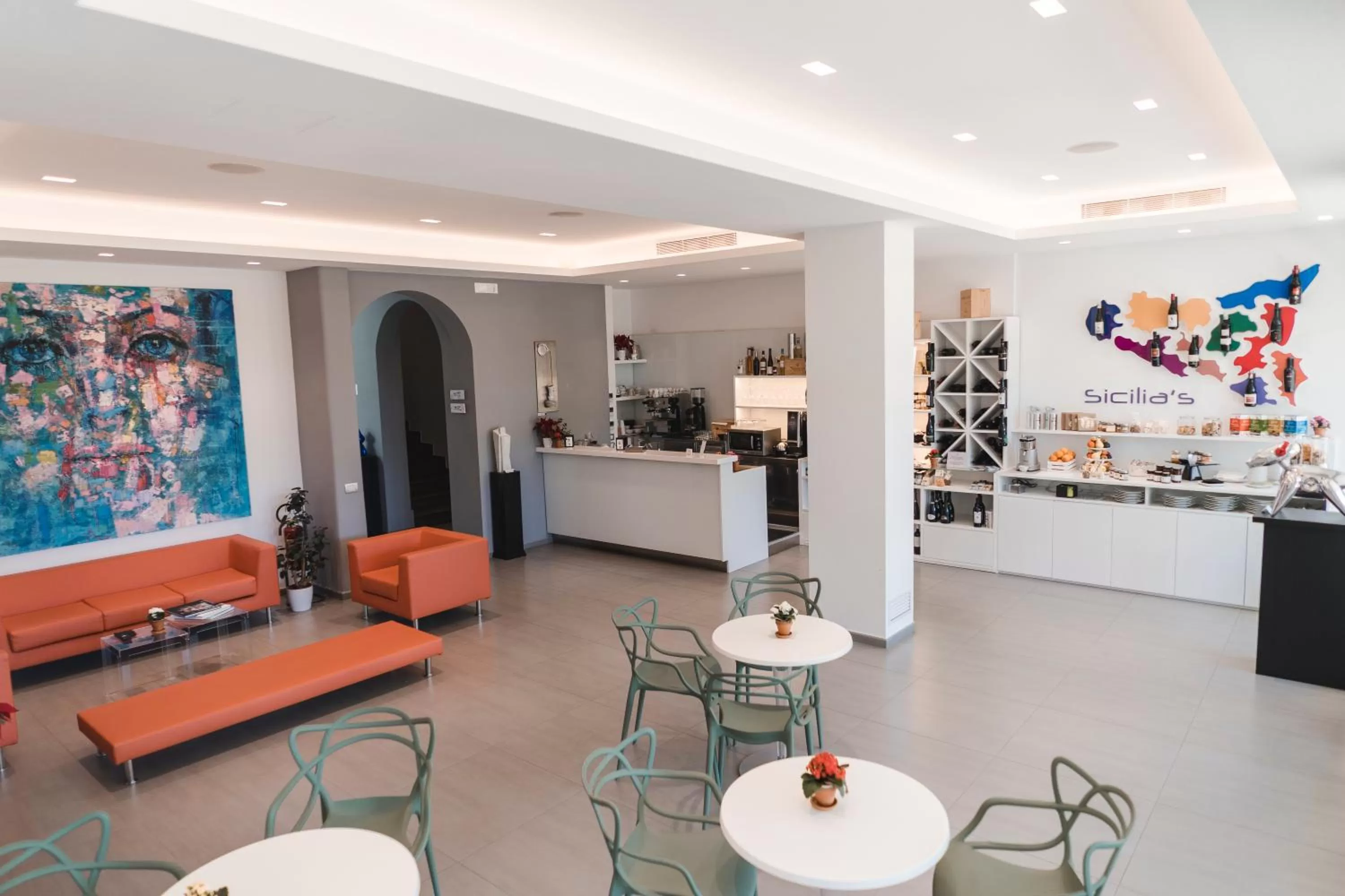 Lounge or bar in Sicilia's Art Hotel & Spa