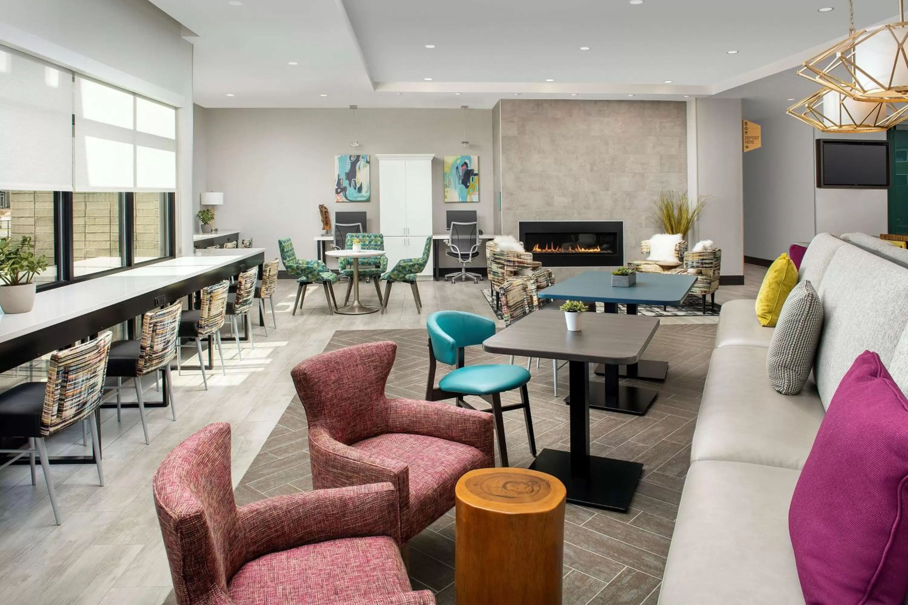 Lobby or reception in Home2 Suites by Hilton Denver Central Park