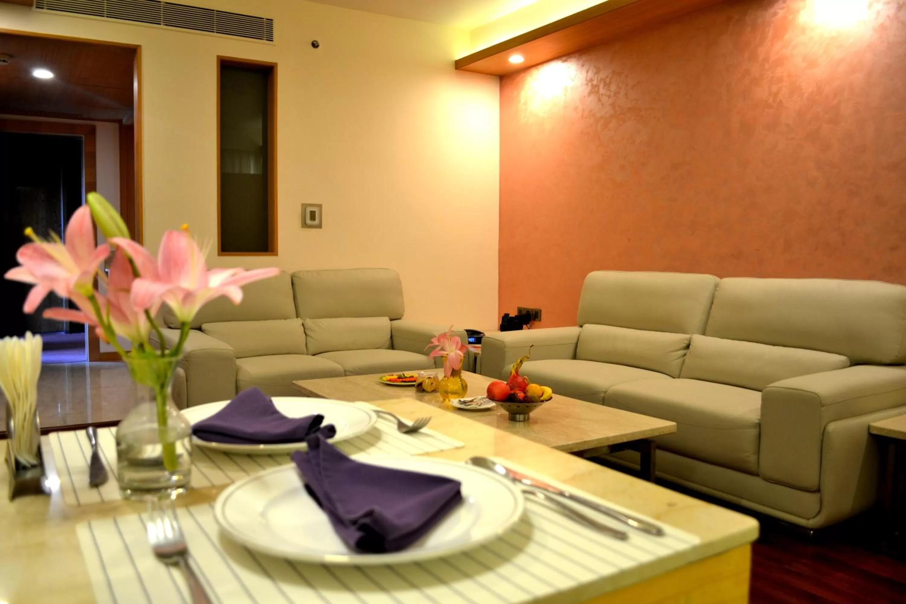 Seating area in Daspalla Hyderabad