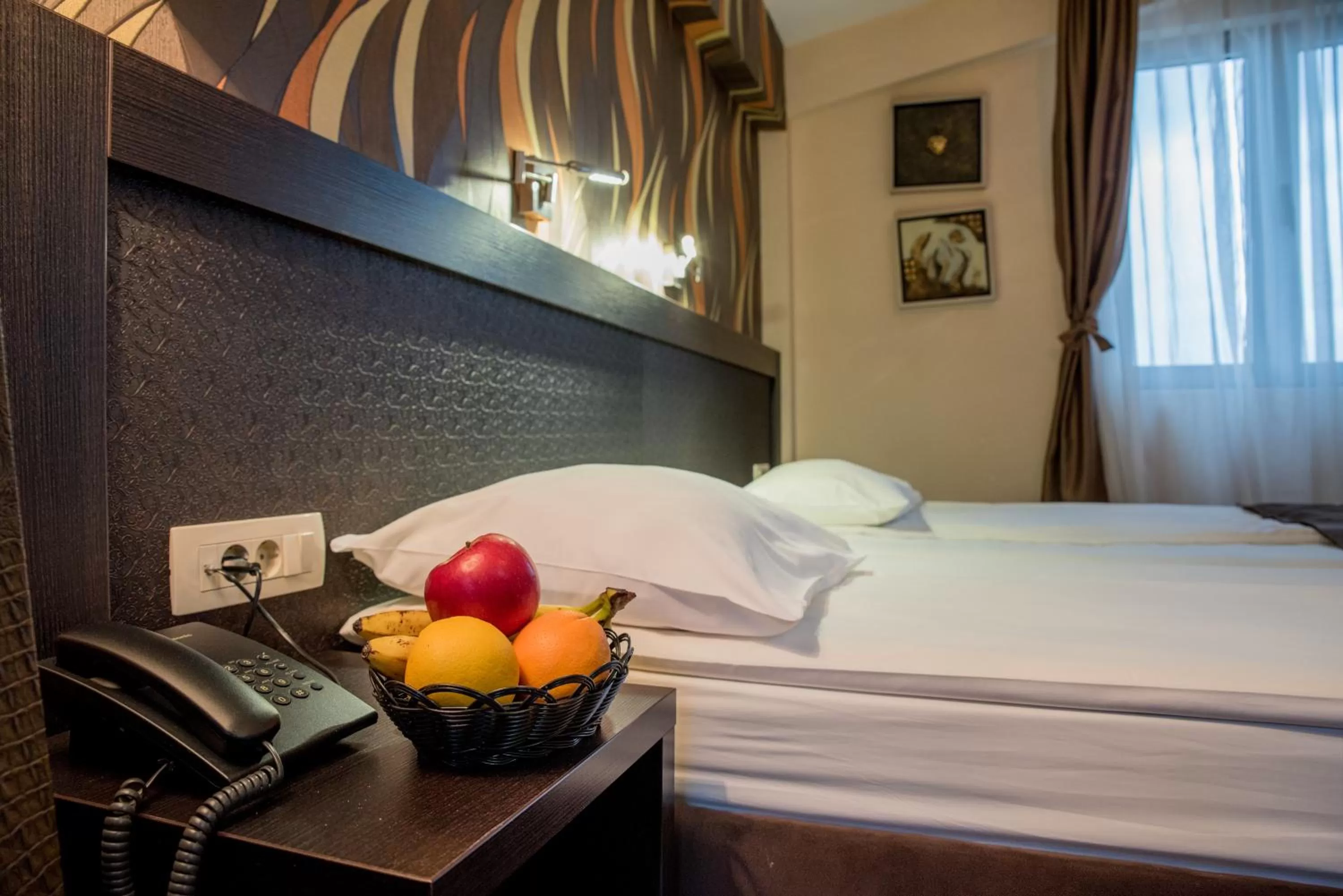 Decorative detail, Bed in Hotel Crnogorska Kuća