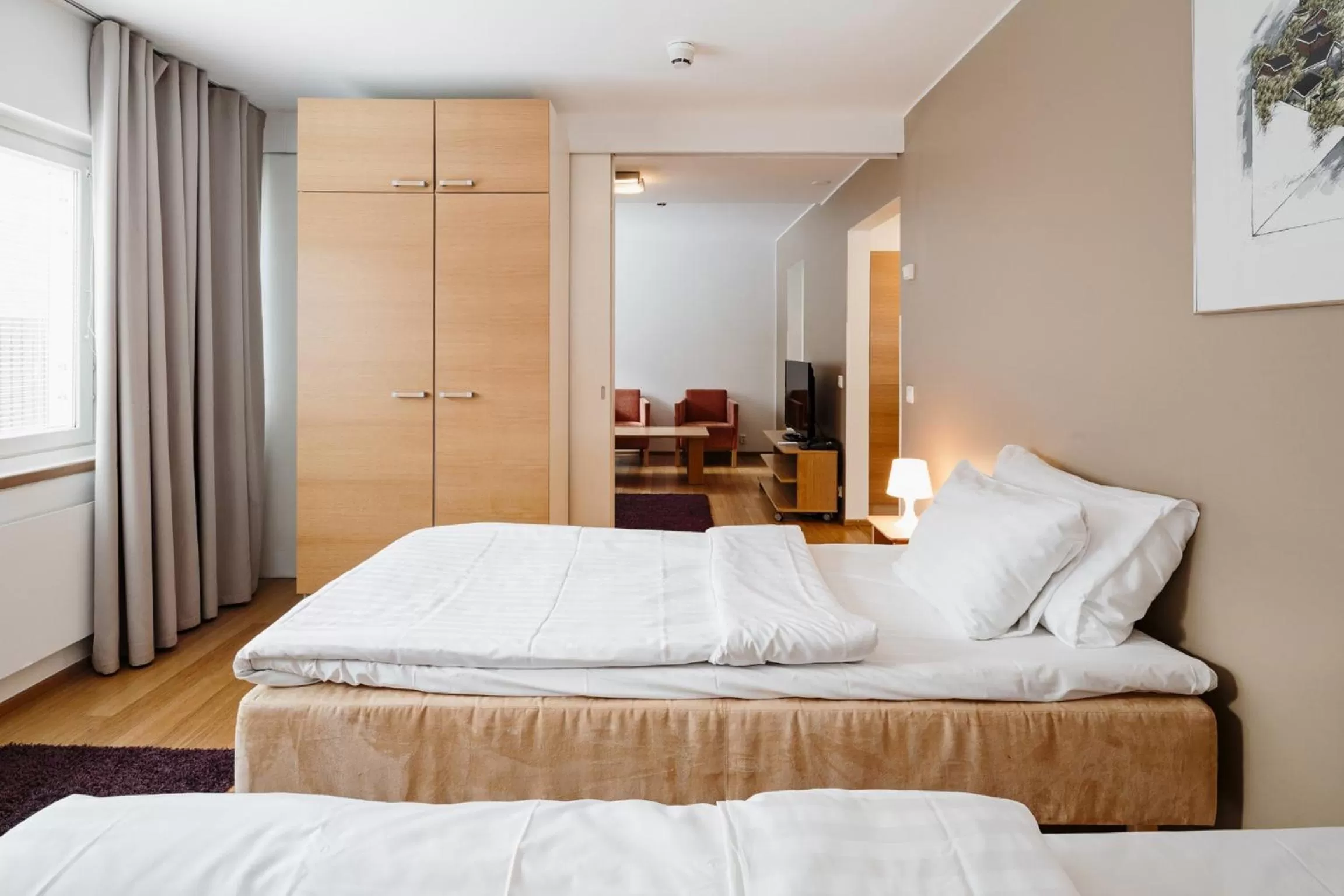 Bed in Hotel Rantapuisto