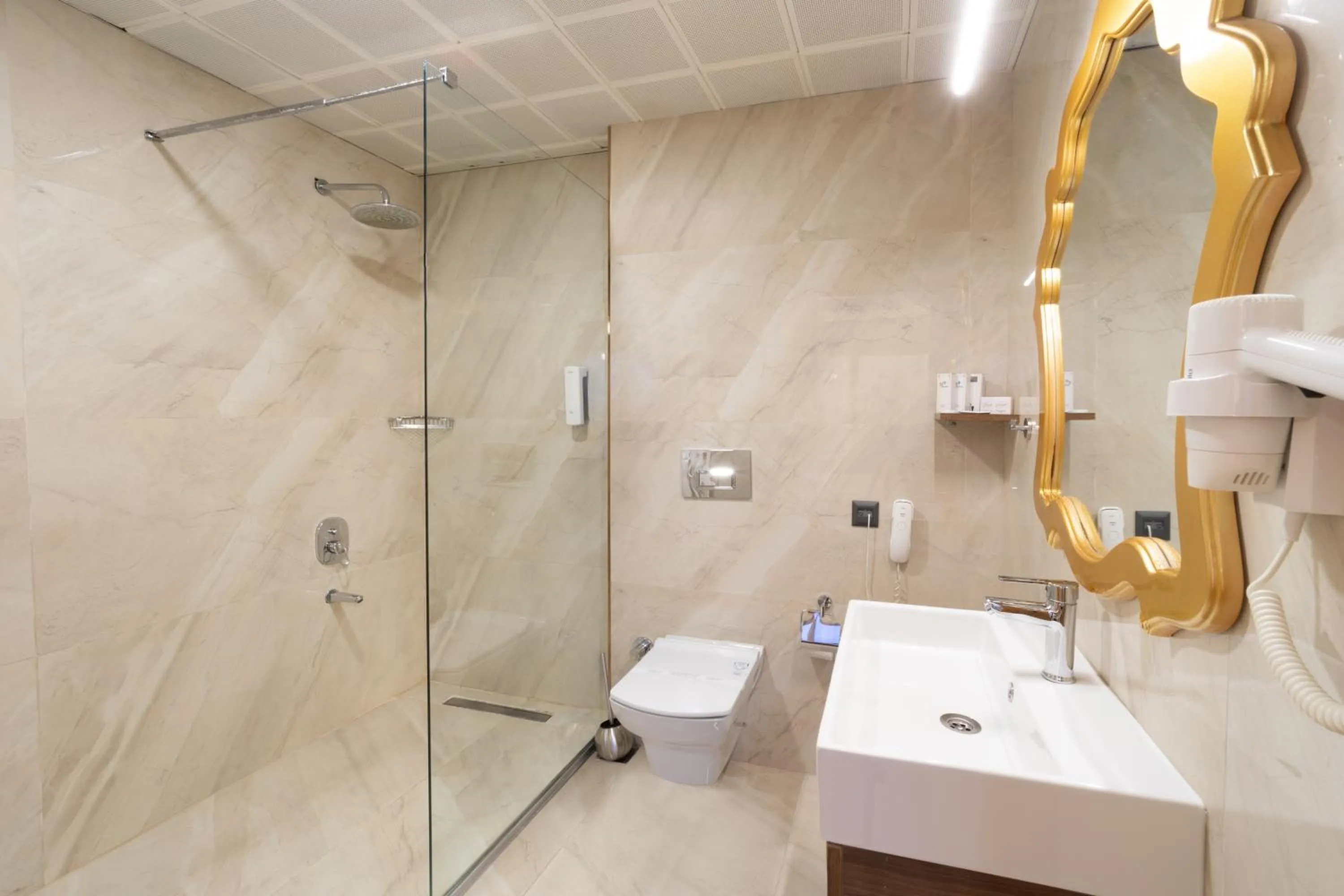 Shower in Elan Hotel Istanbul Pera