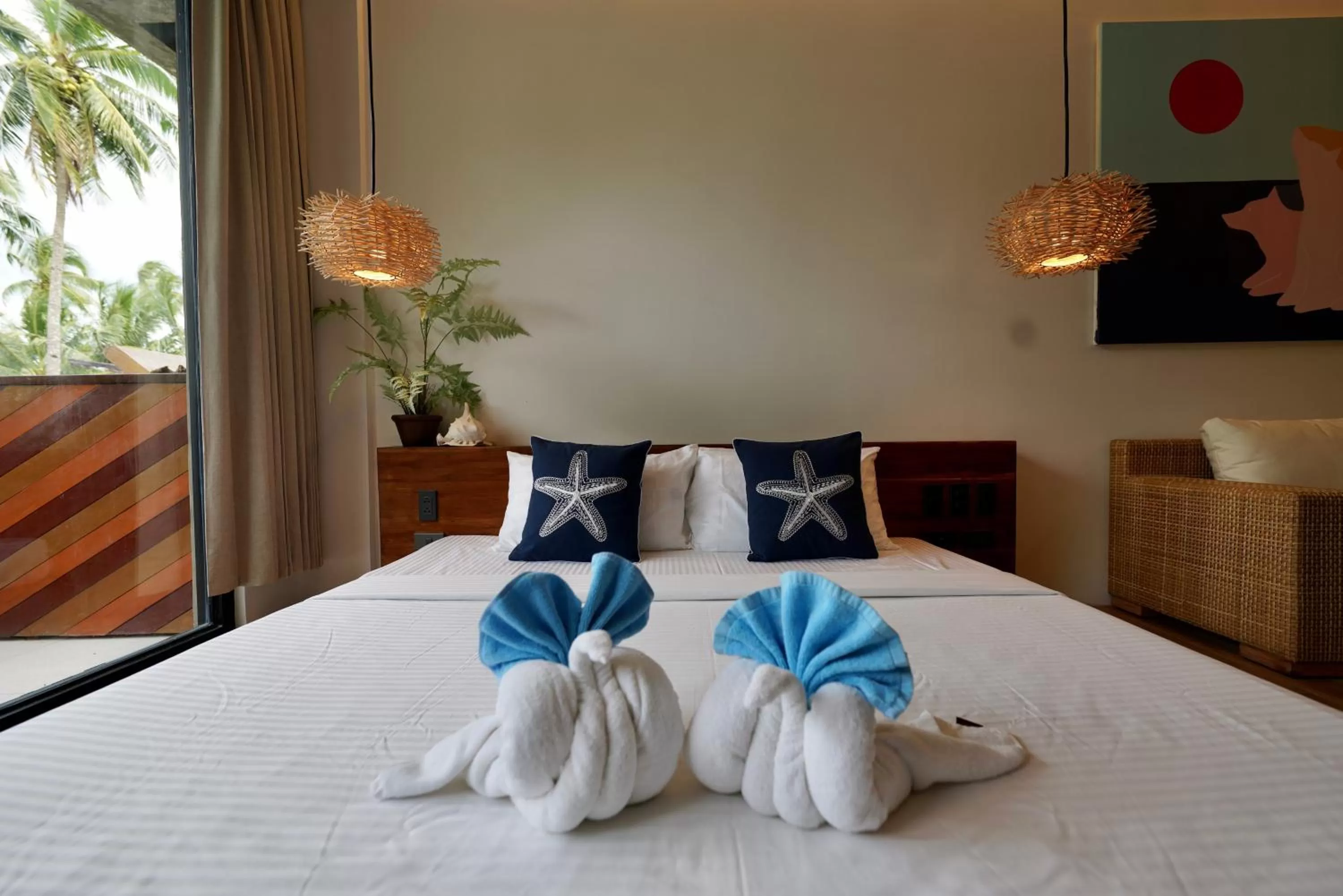 Bed in Nacpan Beach Resort Managed by H Hospitality - Newly Renovated
