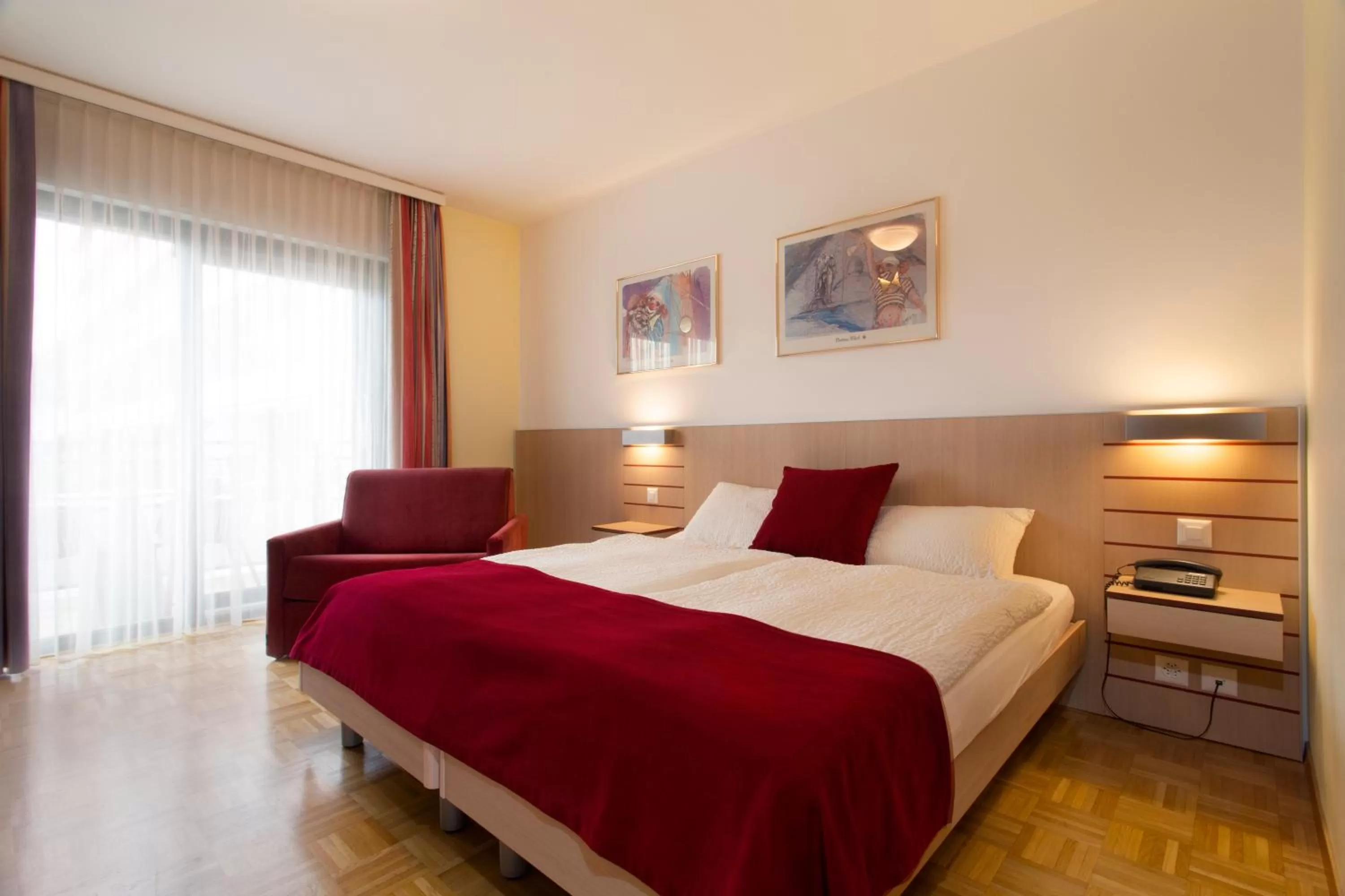 Day, Bed in Hotel Geranio Au Lac