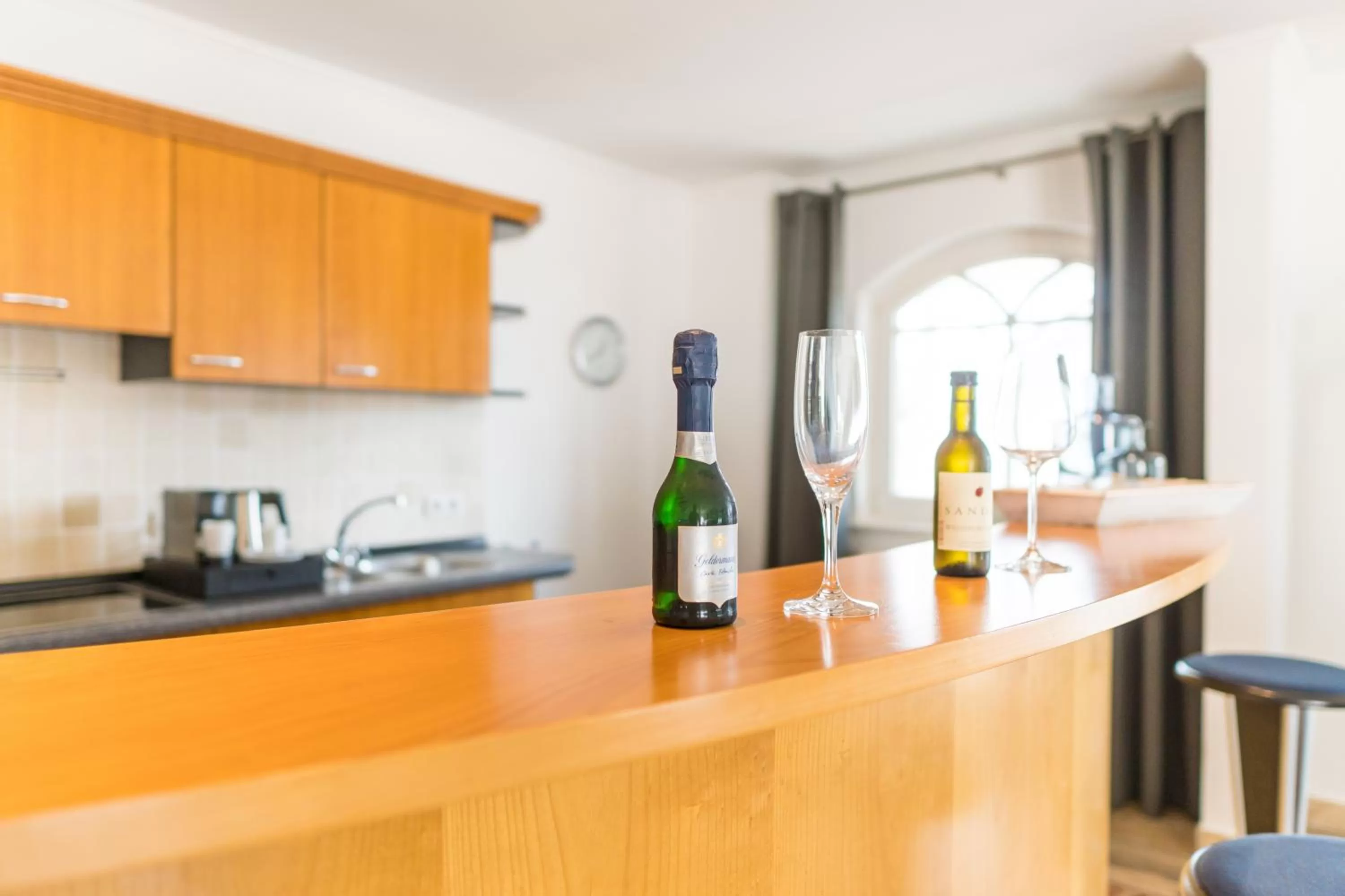kitchen in Strandhaus Belvedere