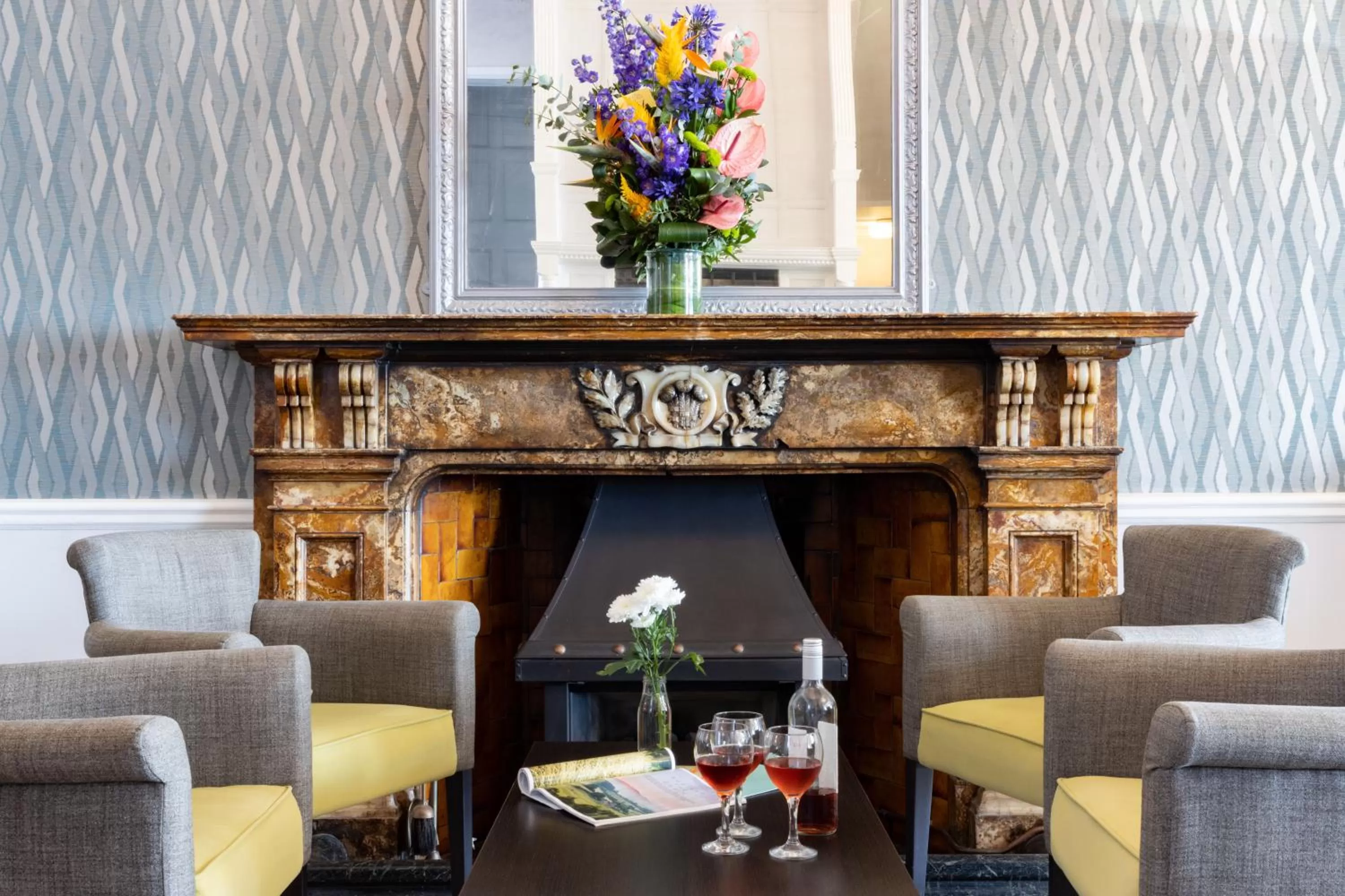 Seating area in The Royal Hotel Weymouth