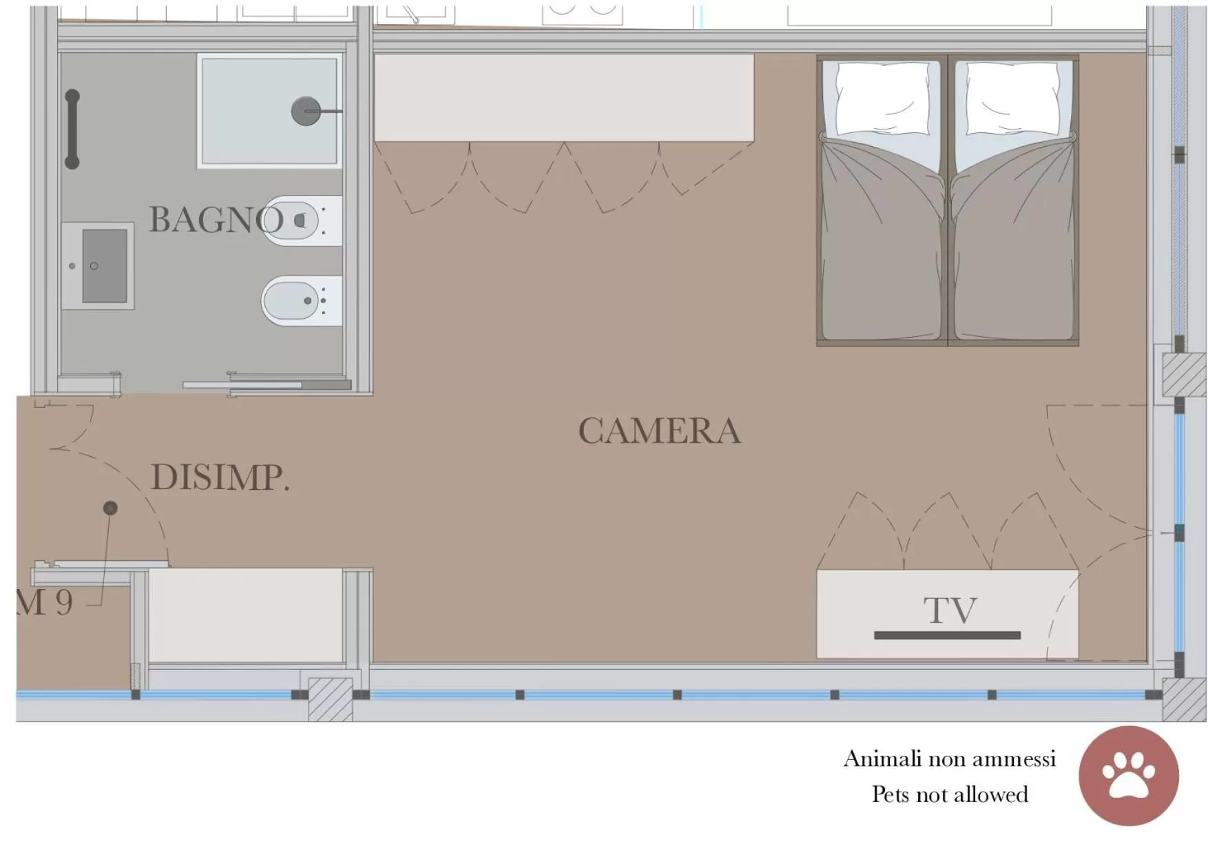 Floor plan in Aldeia Bianca Village