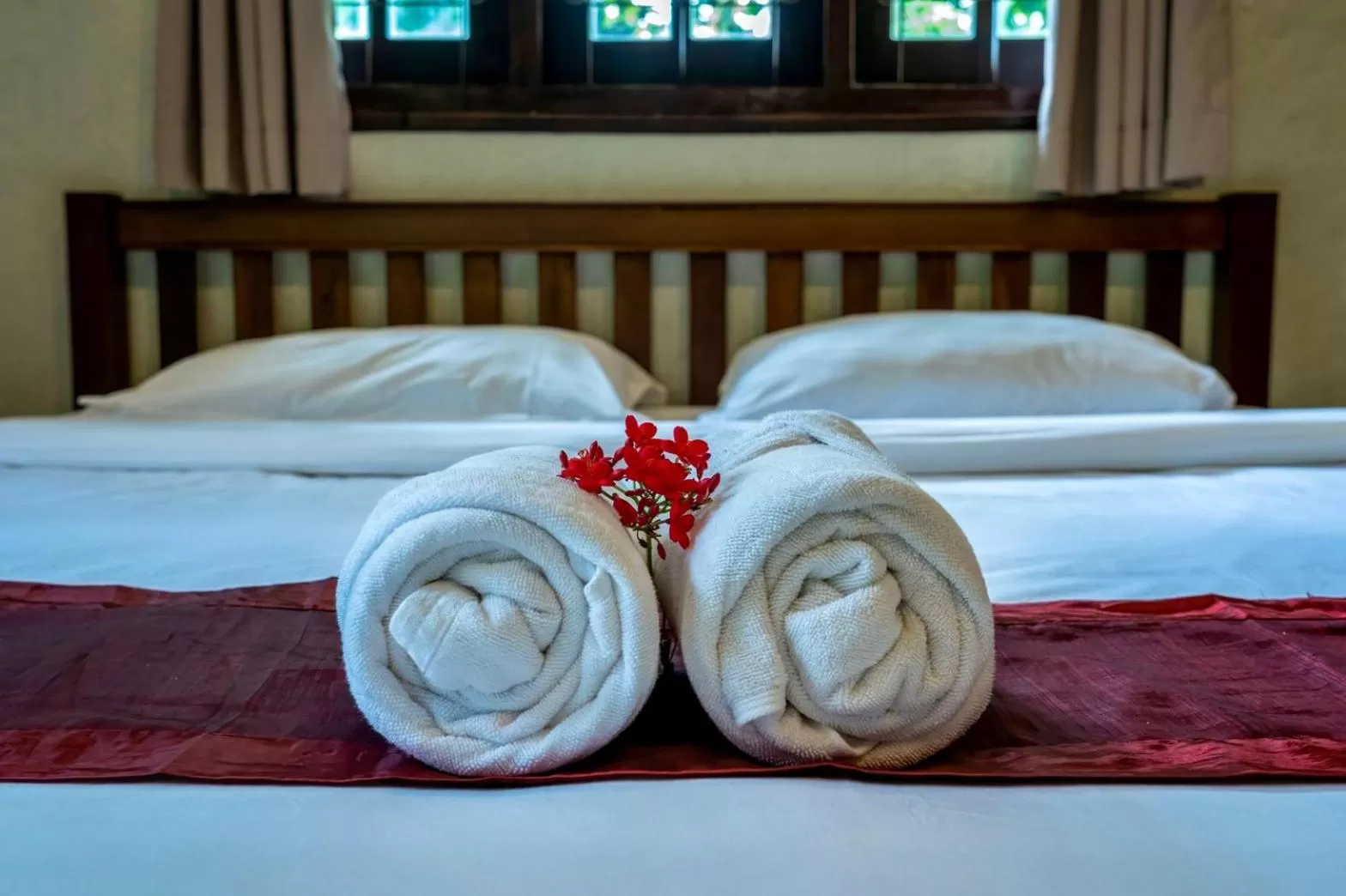 Bed in Little Village Chiang Mai