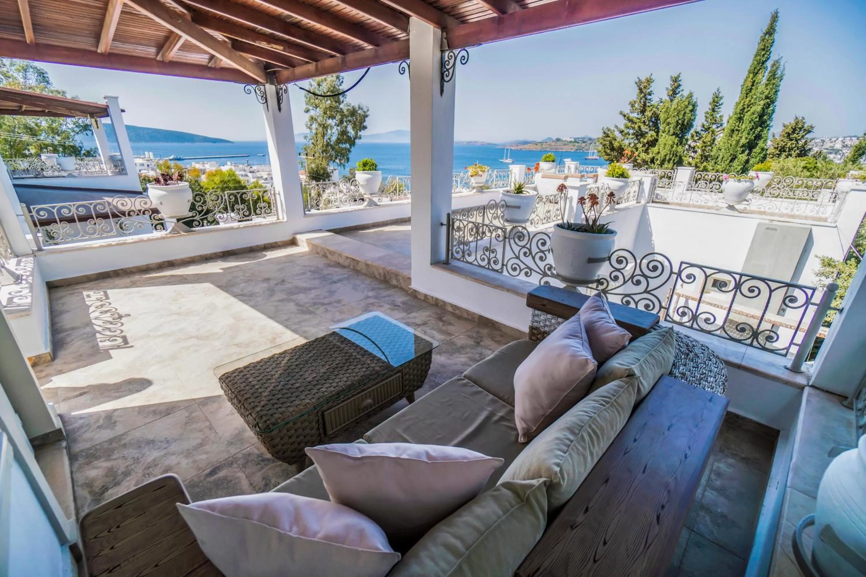 Balcony/Terrace in Manzara Boutique Hotel - Adults Only