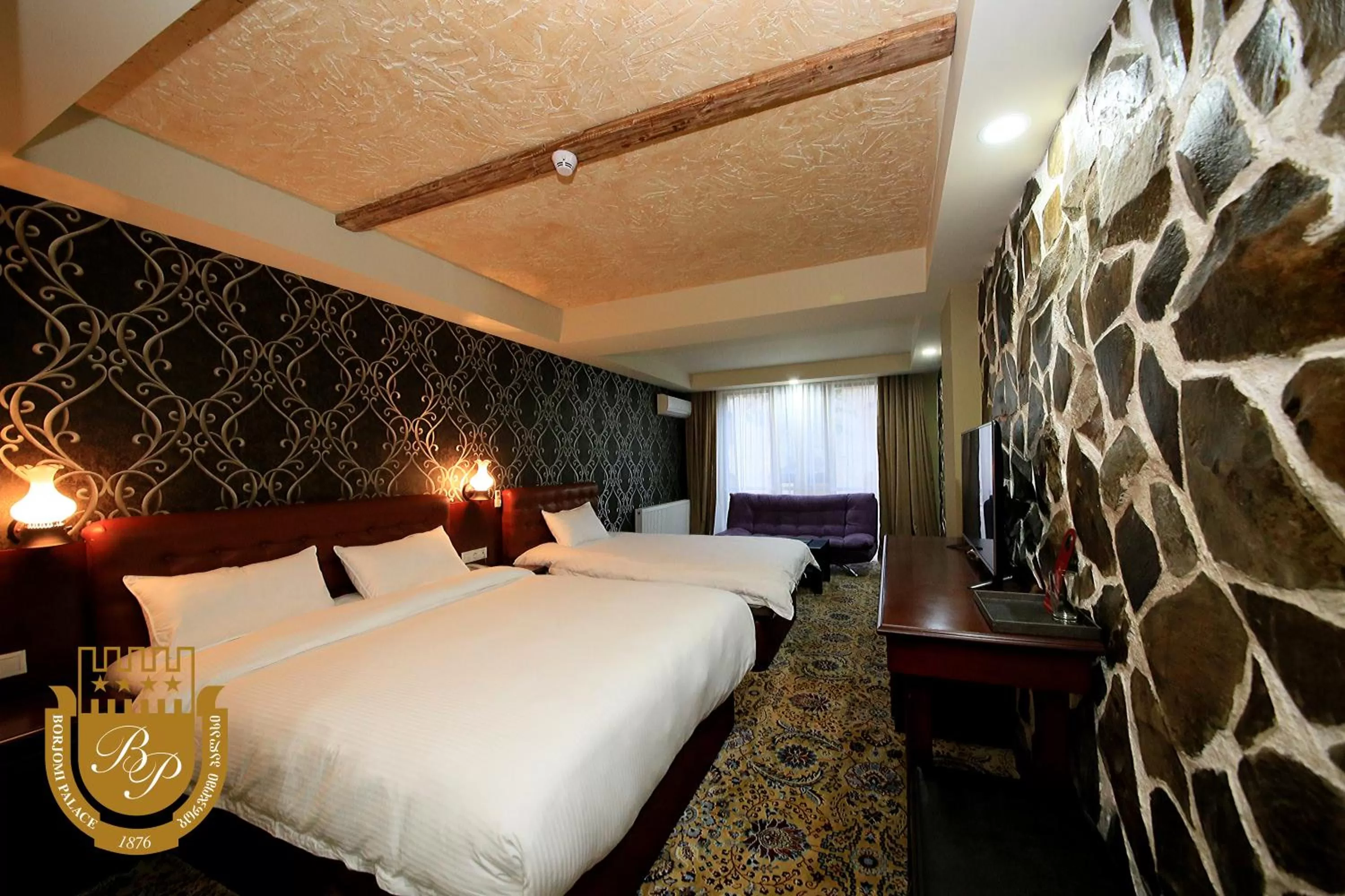 Photo of the whole room, Bed in Borjomi Palace Health & Spa Center