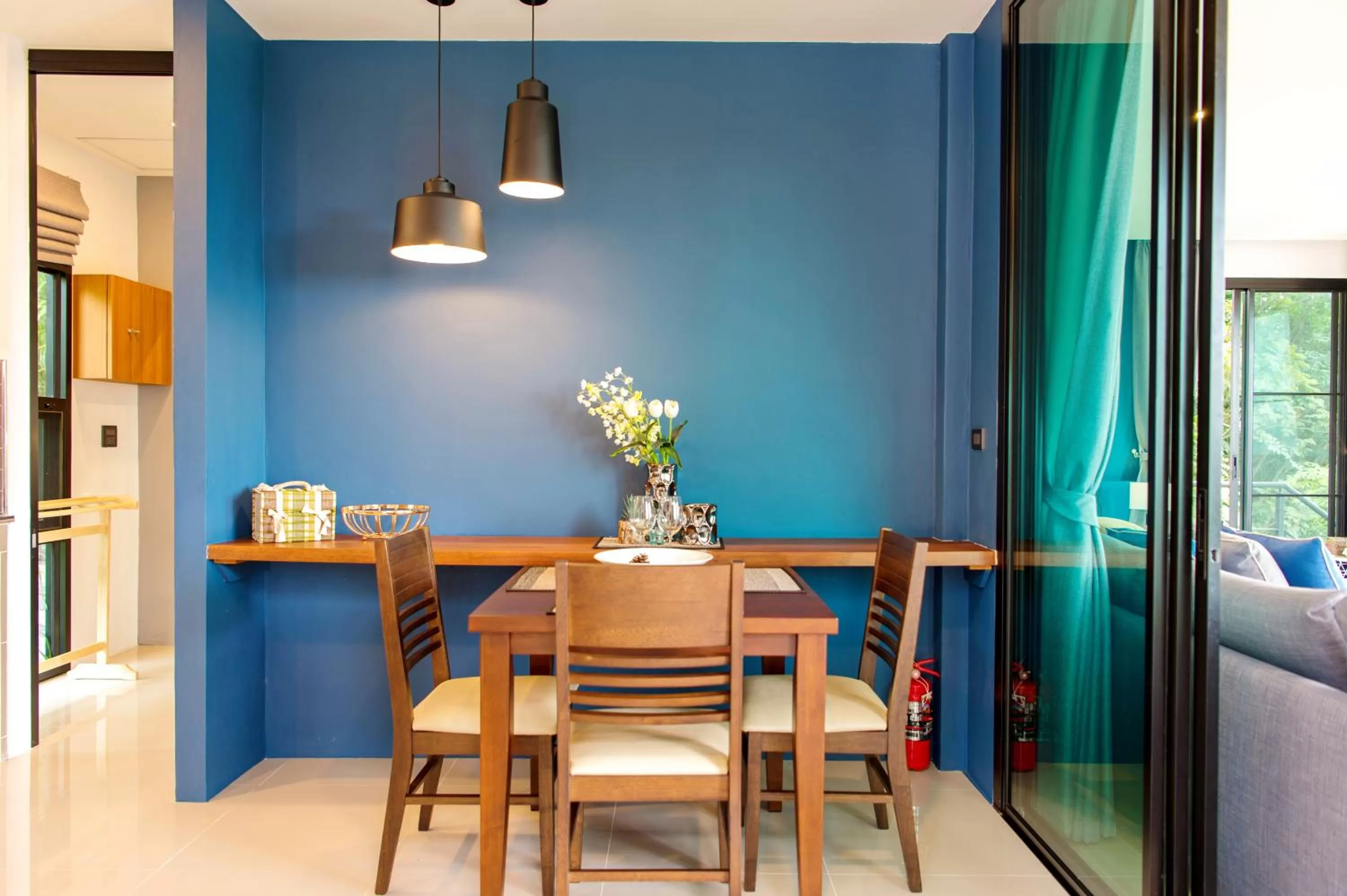 Kitchen or kitchenette in Ao Luek Panoramic Pool-SHA Plus