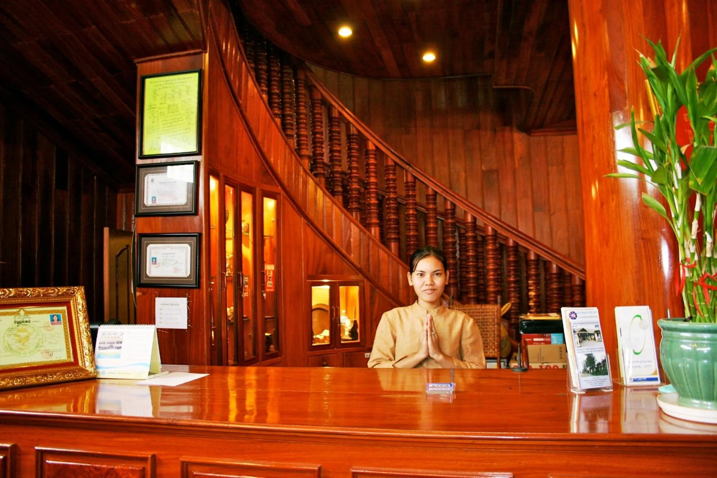 Staff in Shining Angkor Boutique Hotel