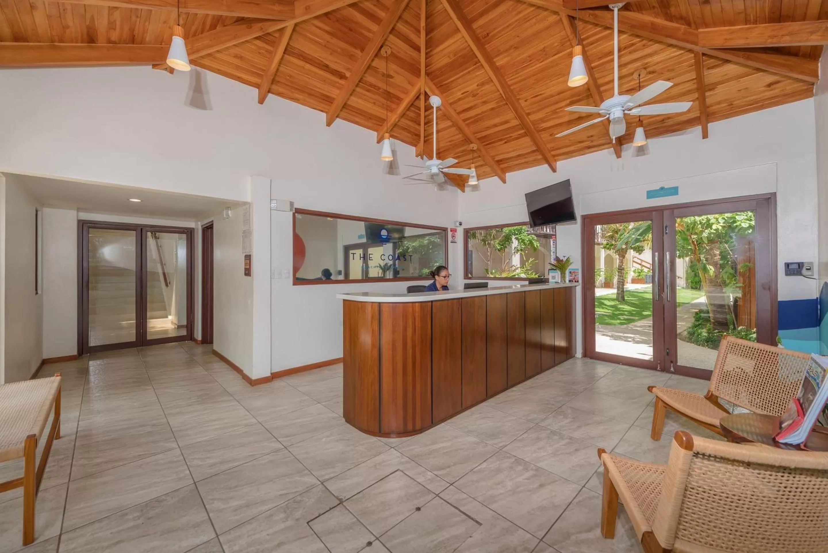 Lobby or reception in The Coast Beachfront Hotel