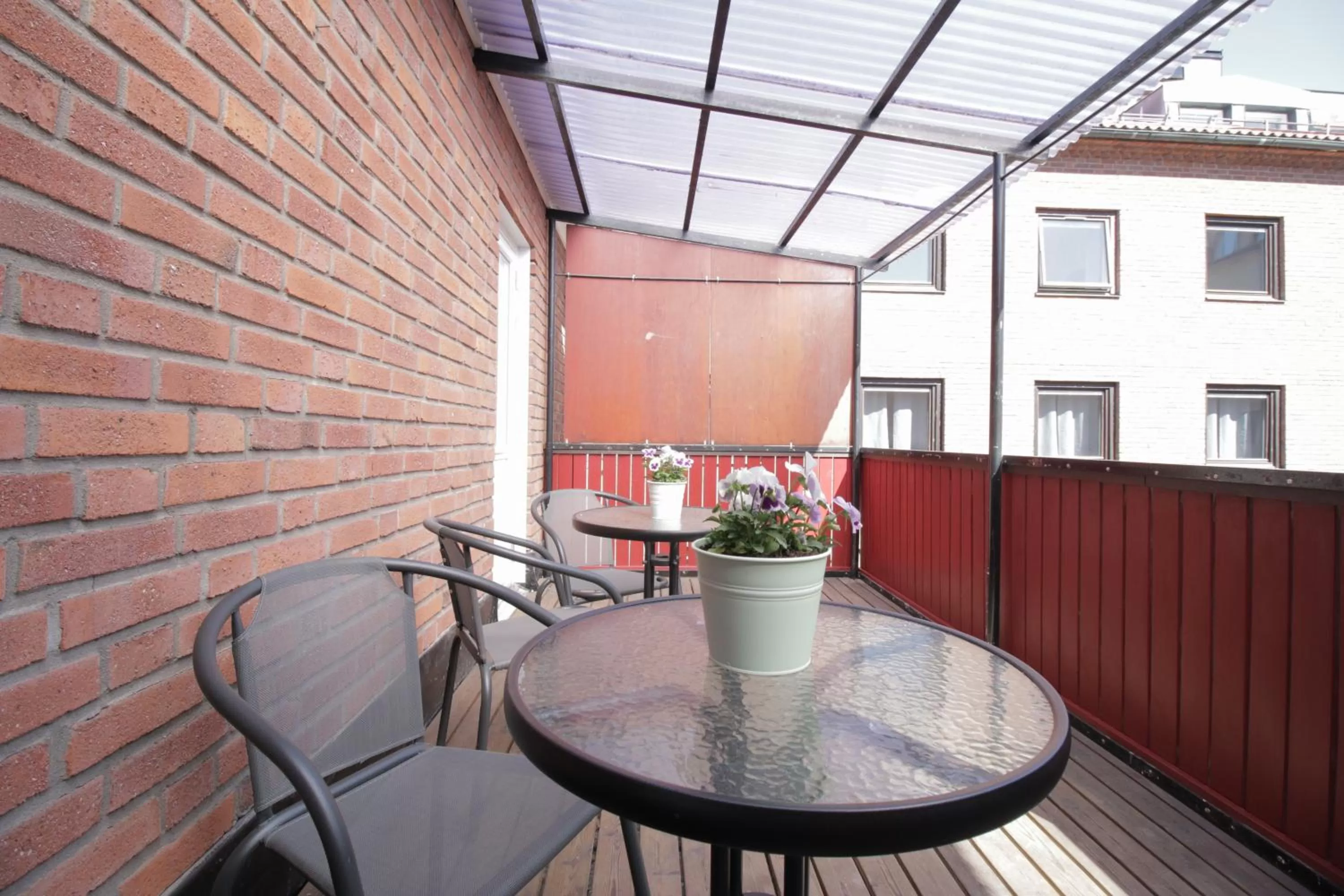 Balcony/Terrace in 2Home Hotel Gävle
