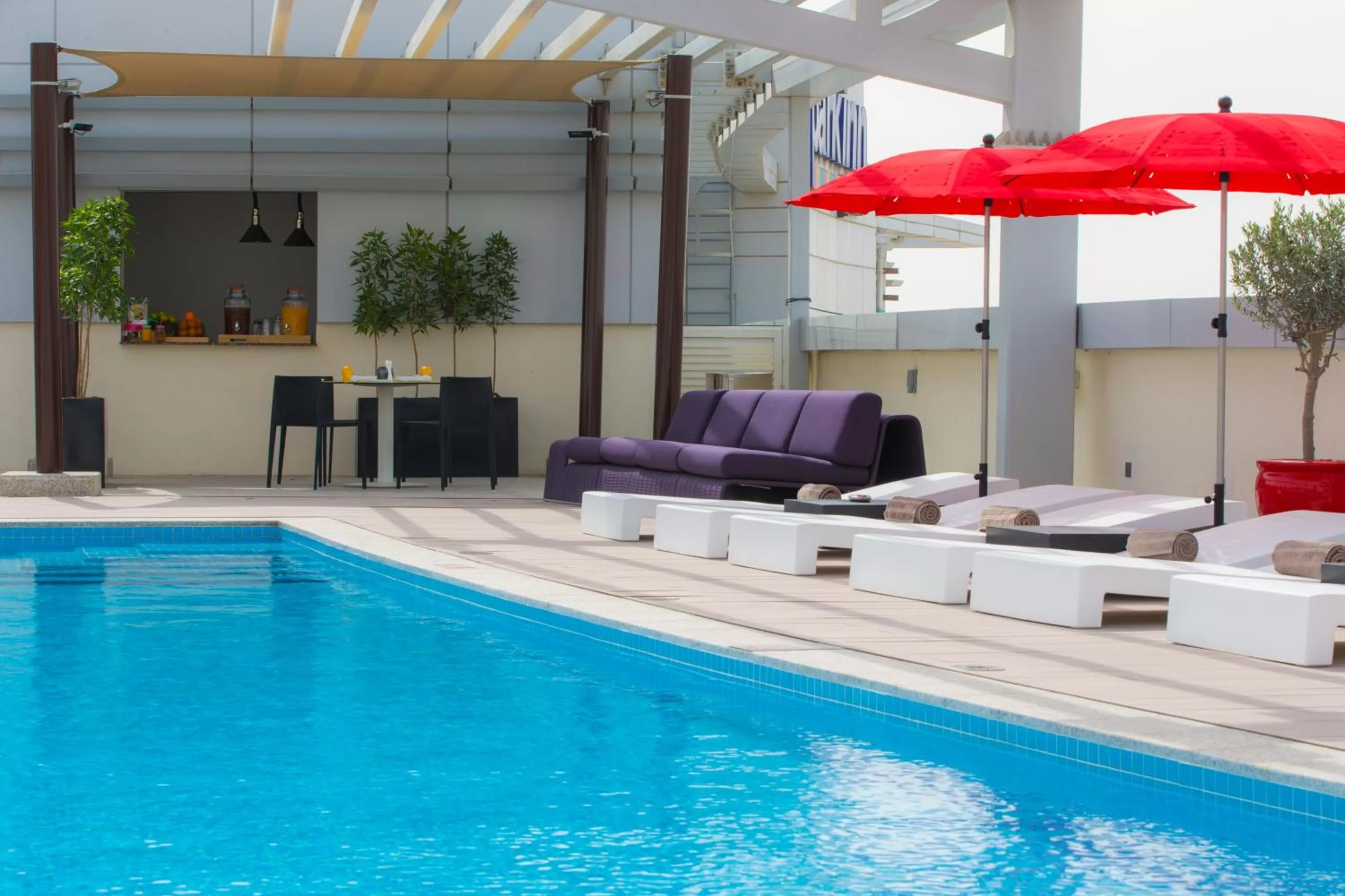 Swimming pool in Park Inn by Radisson Dubai Motor City