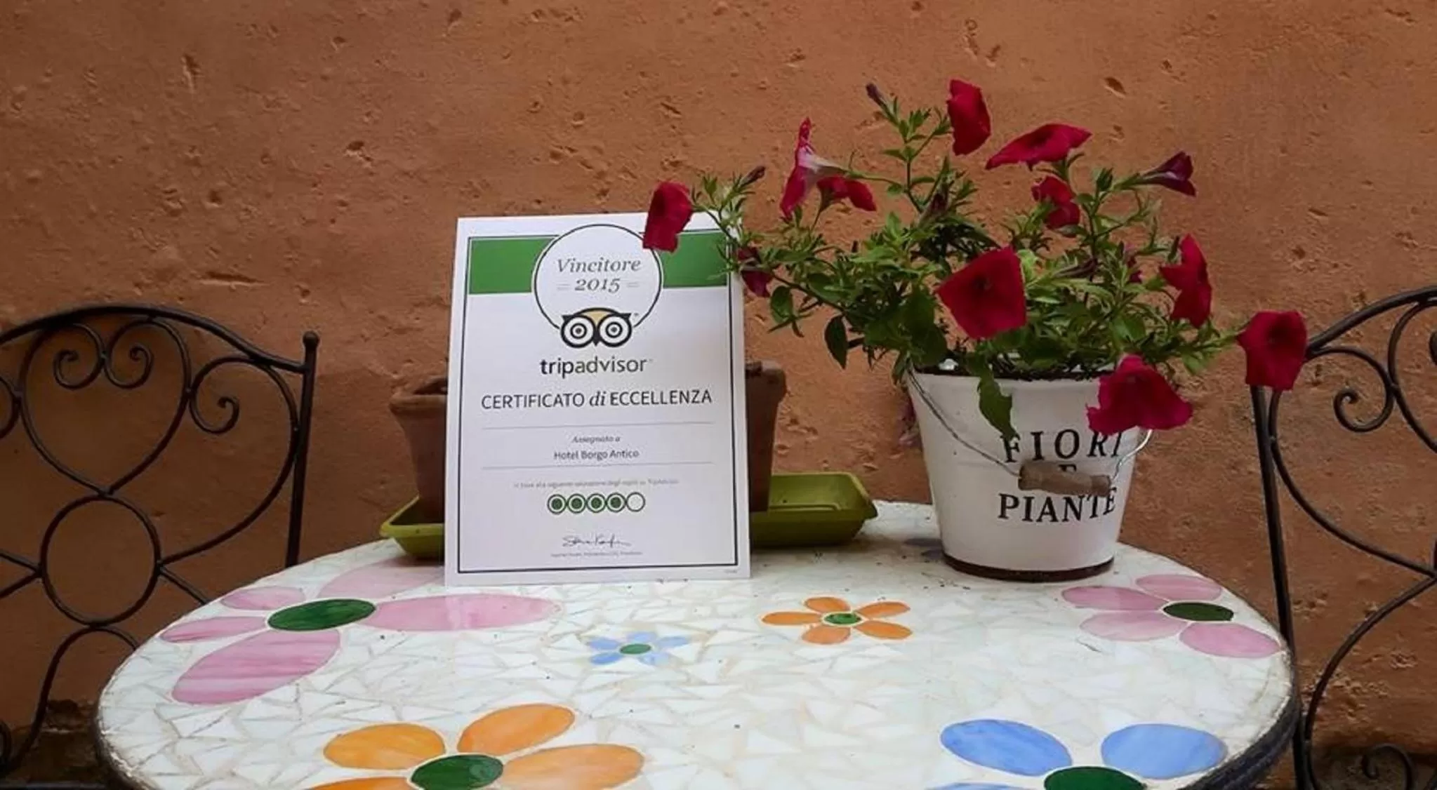 Patio in Hotel Borgo Antico