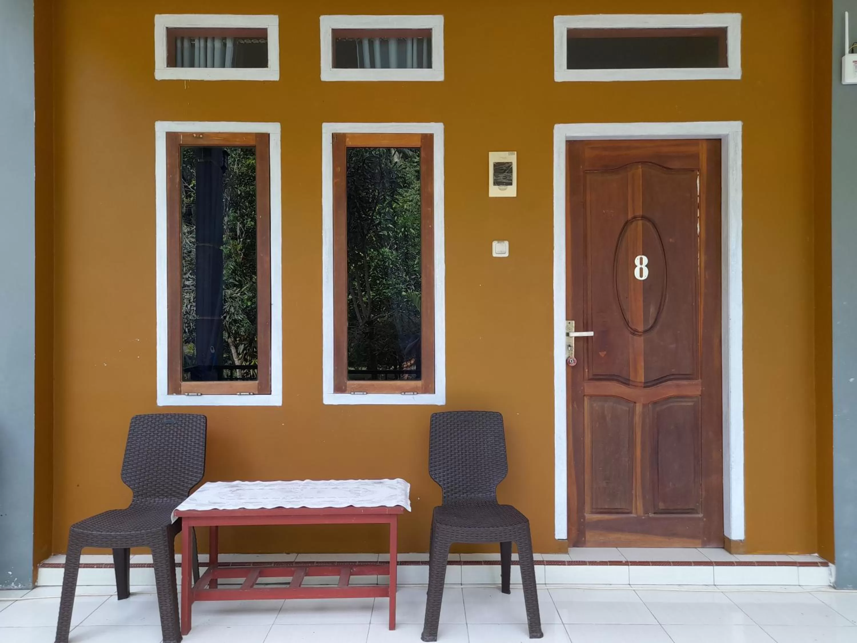 Patio in Tangkoko Lodge