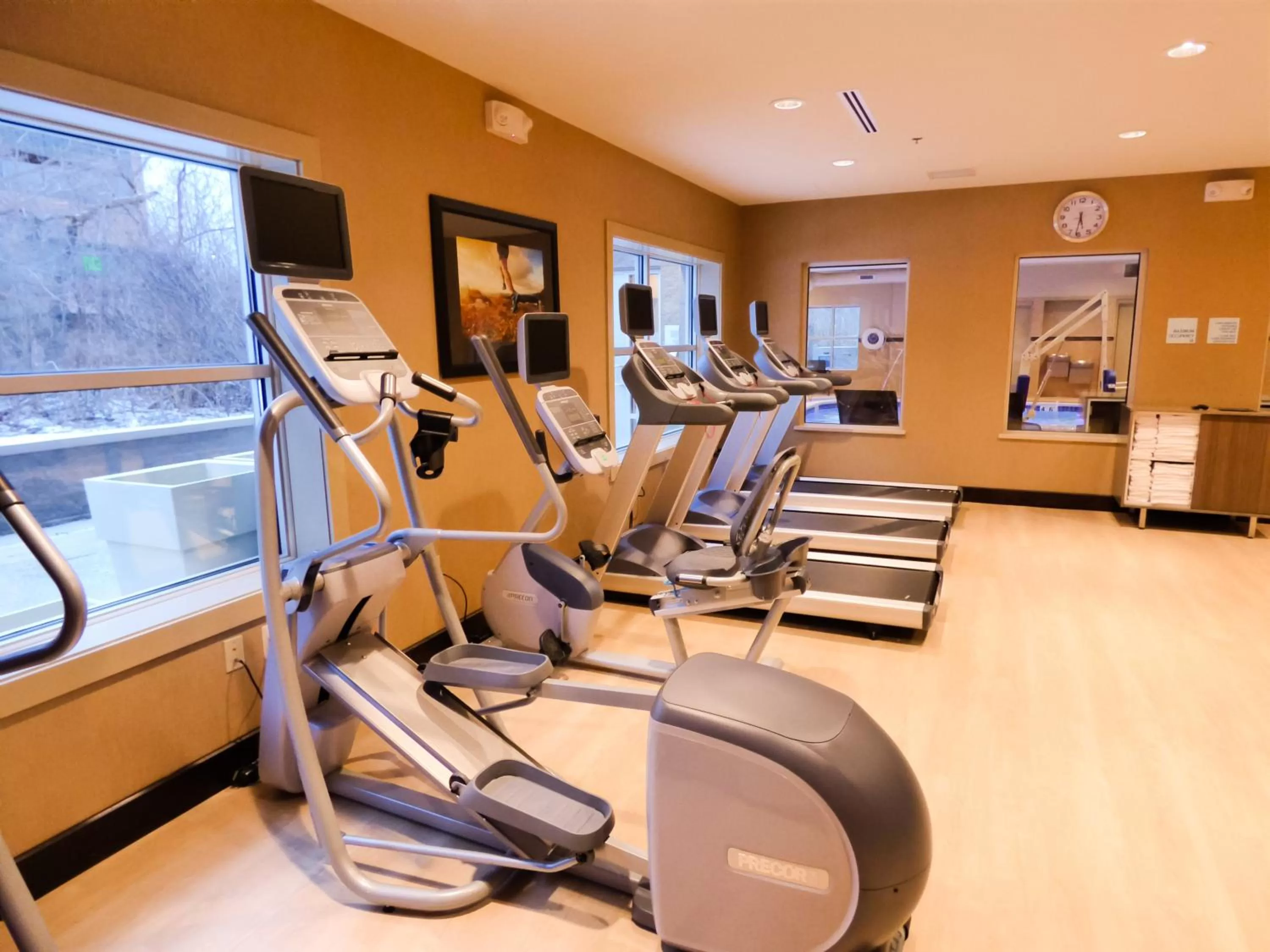 Fitness centre/facilities in Holiday Inn Express & Suites Plymouth - Ann Arbor Area by IHG
