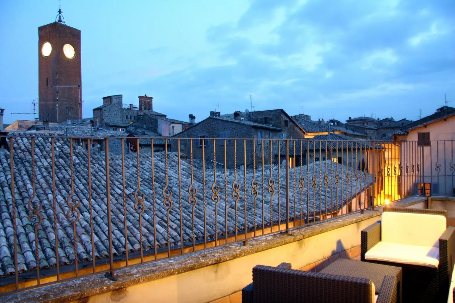 Balcony/Terrace in Grand Hotel Italia