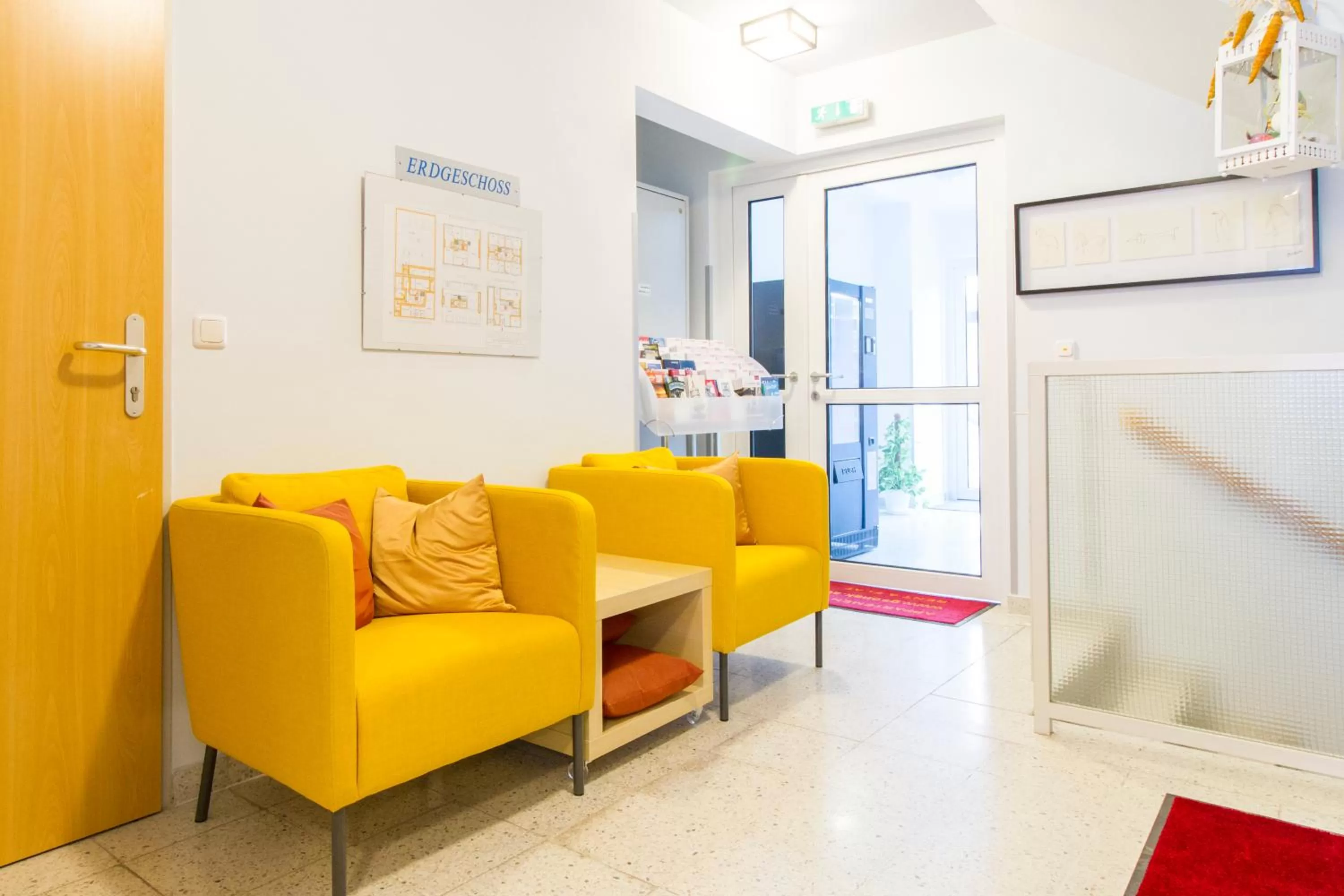 Lobby or reception in Residenz Donaucity