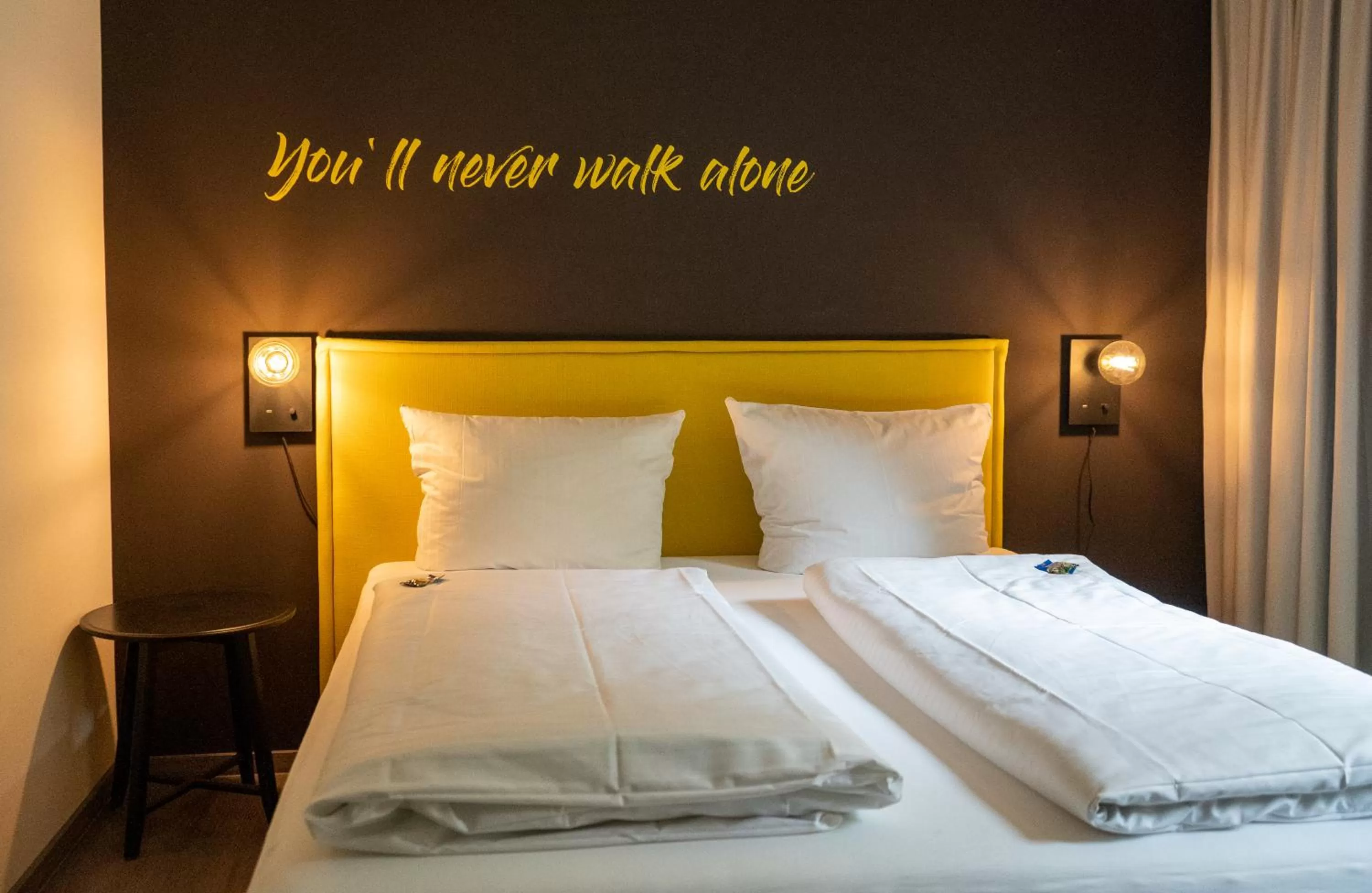 Bed in Hotel Haus Hohenstein