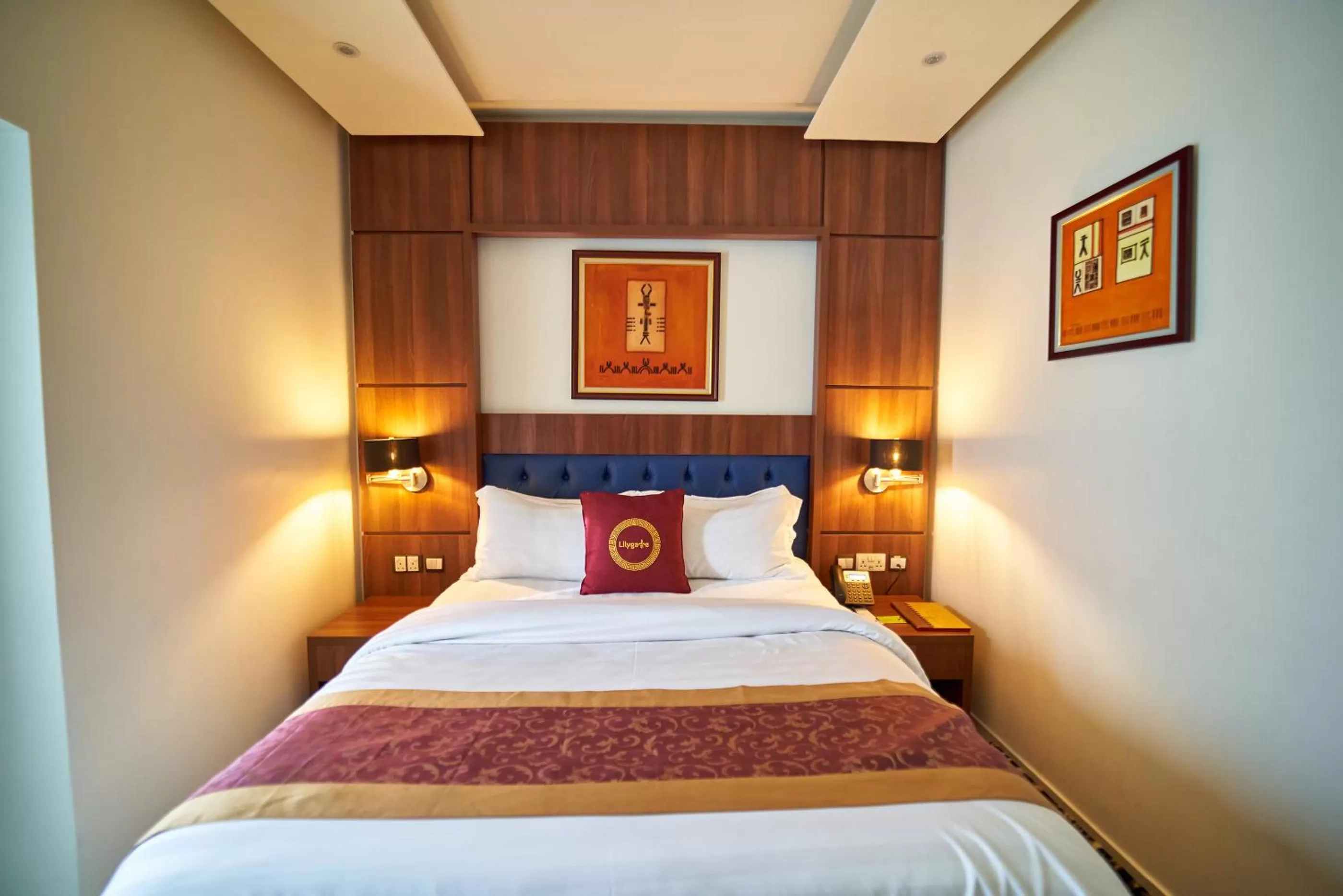 Bedroom, Bed in The Lilygate Lagos