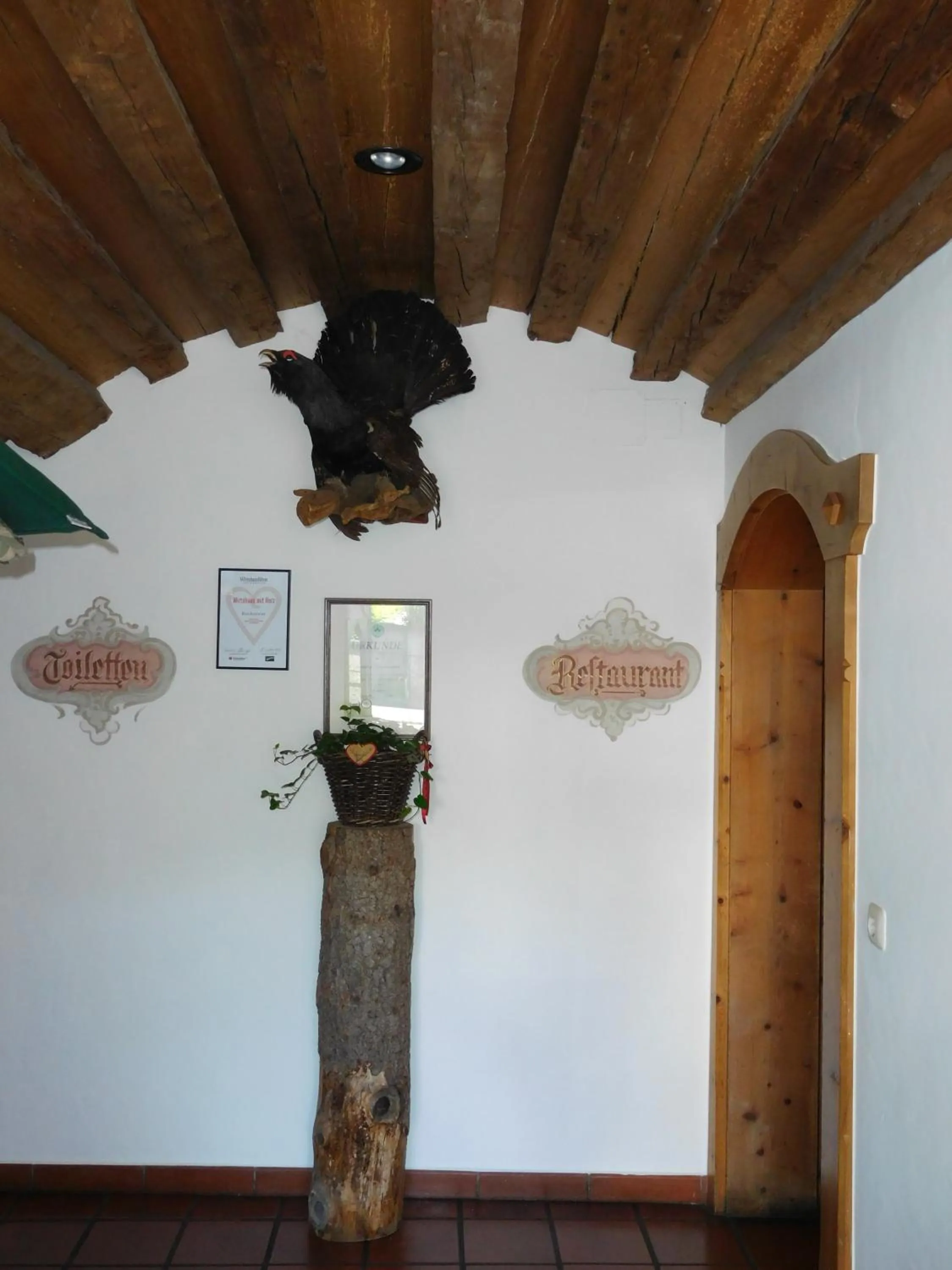 Decorative detail in Hotel Kirchenwirt