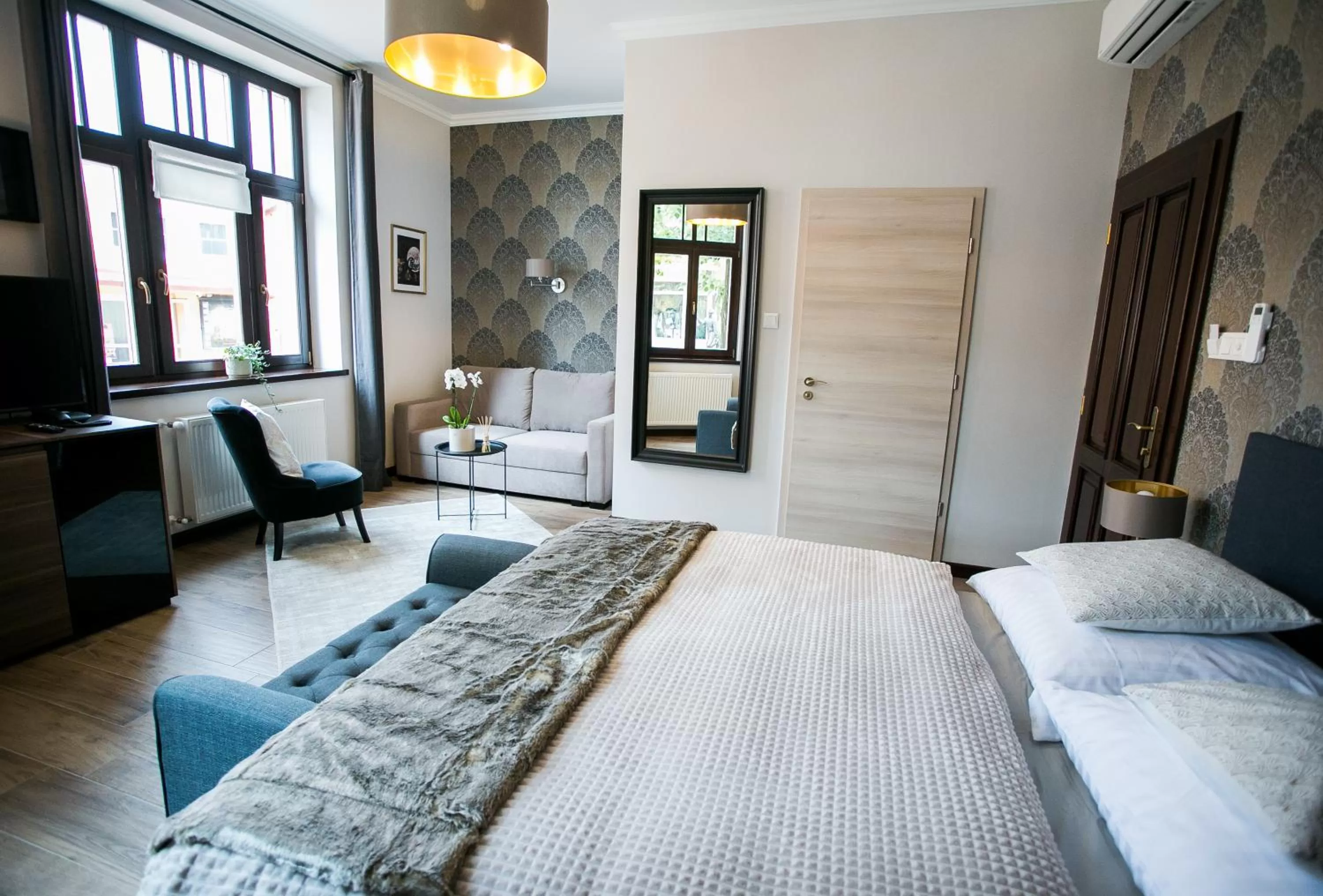 Living room in Chicago Vendégház