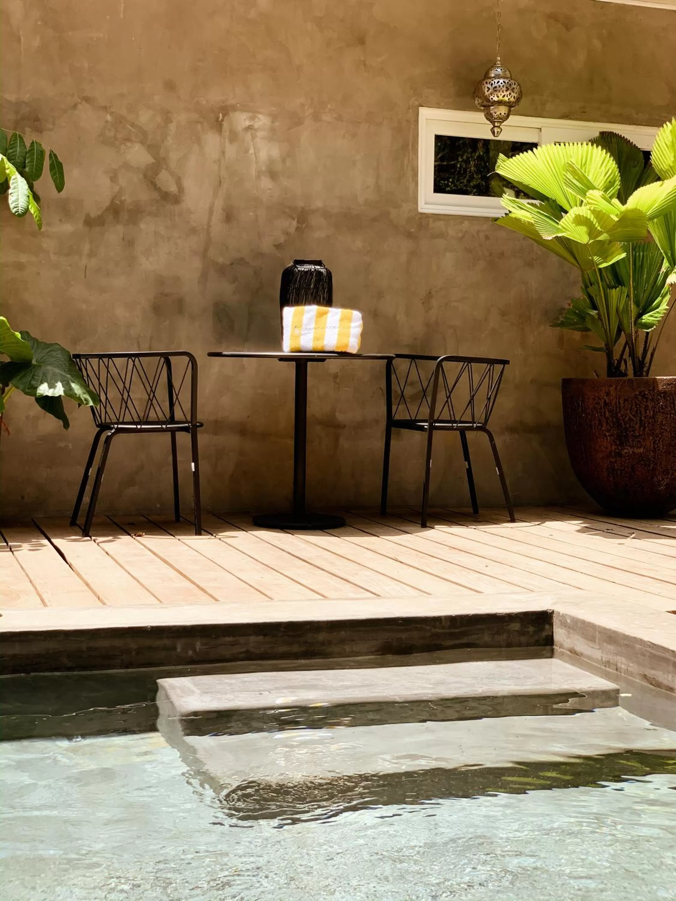 Patio in Saboga Lodge