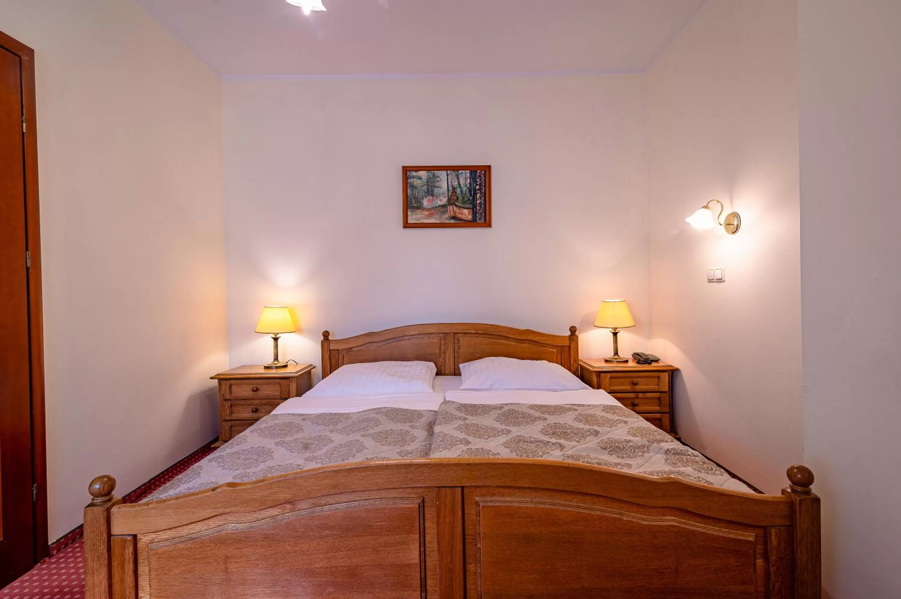 Bed in Hotel Książ